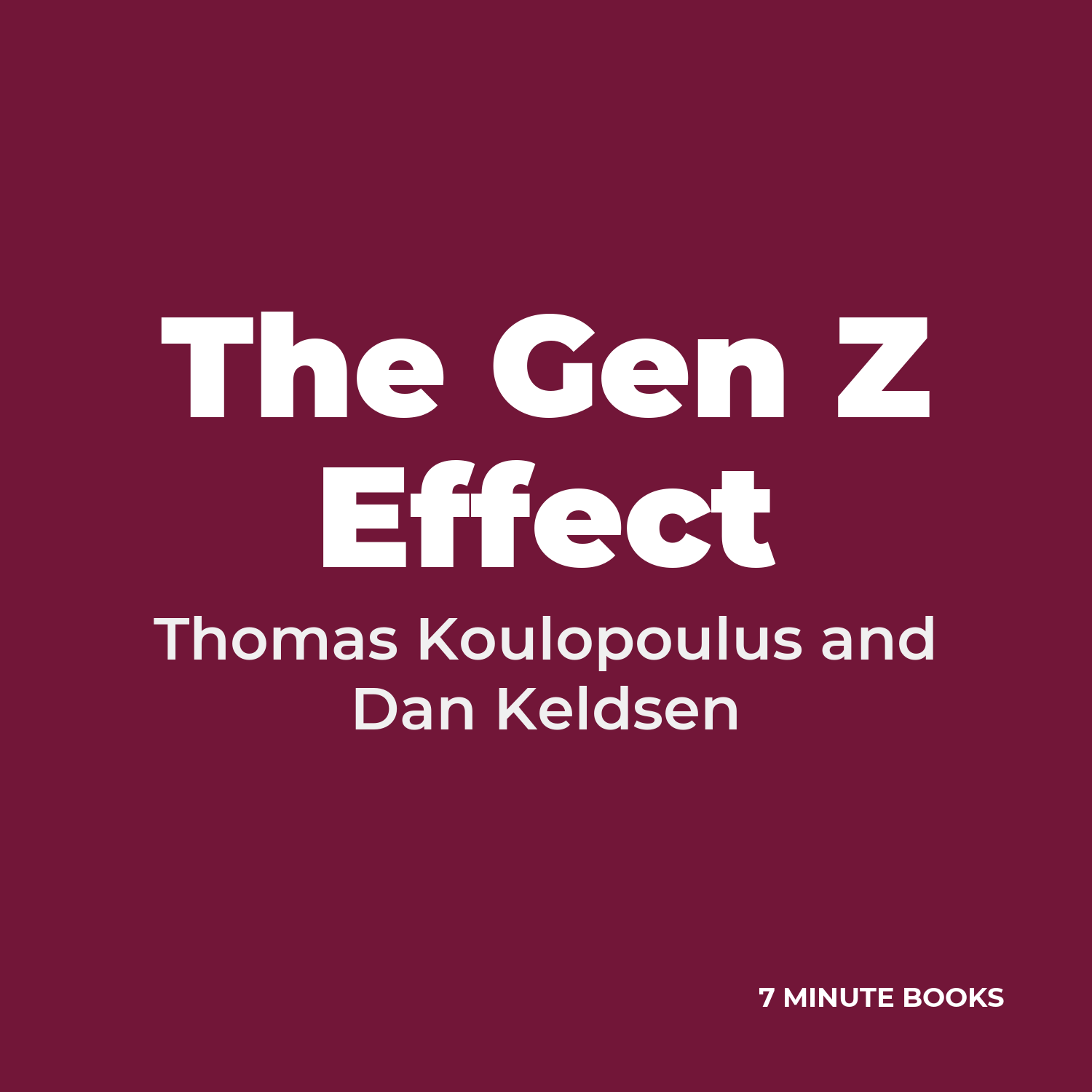 The Gen Z Effect cover