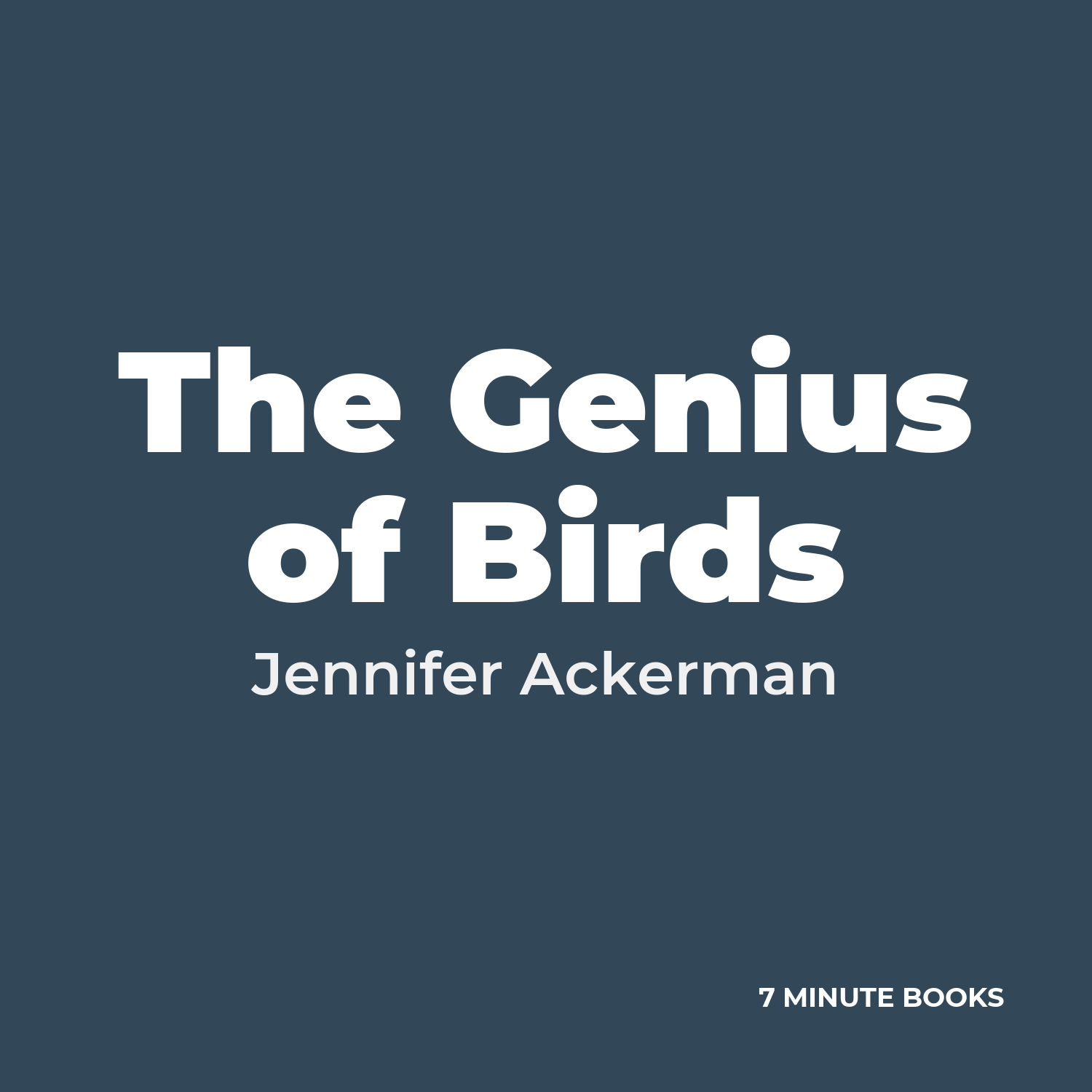 The Genius of Birds cover