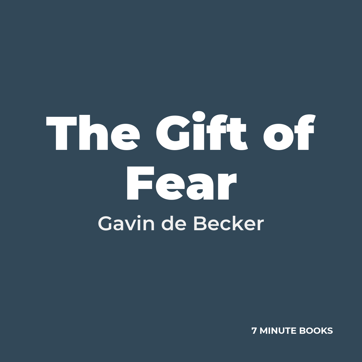The Gift of Fear — by Gavin de Becker