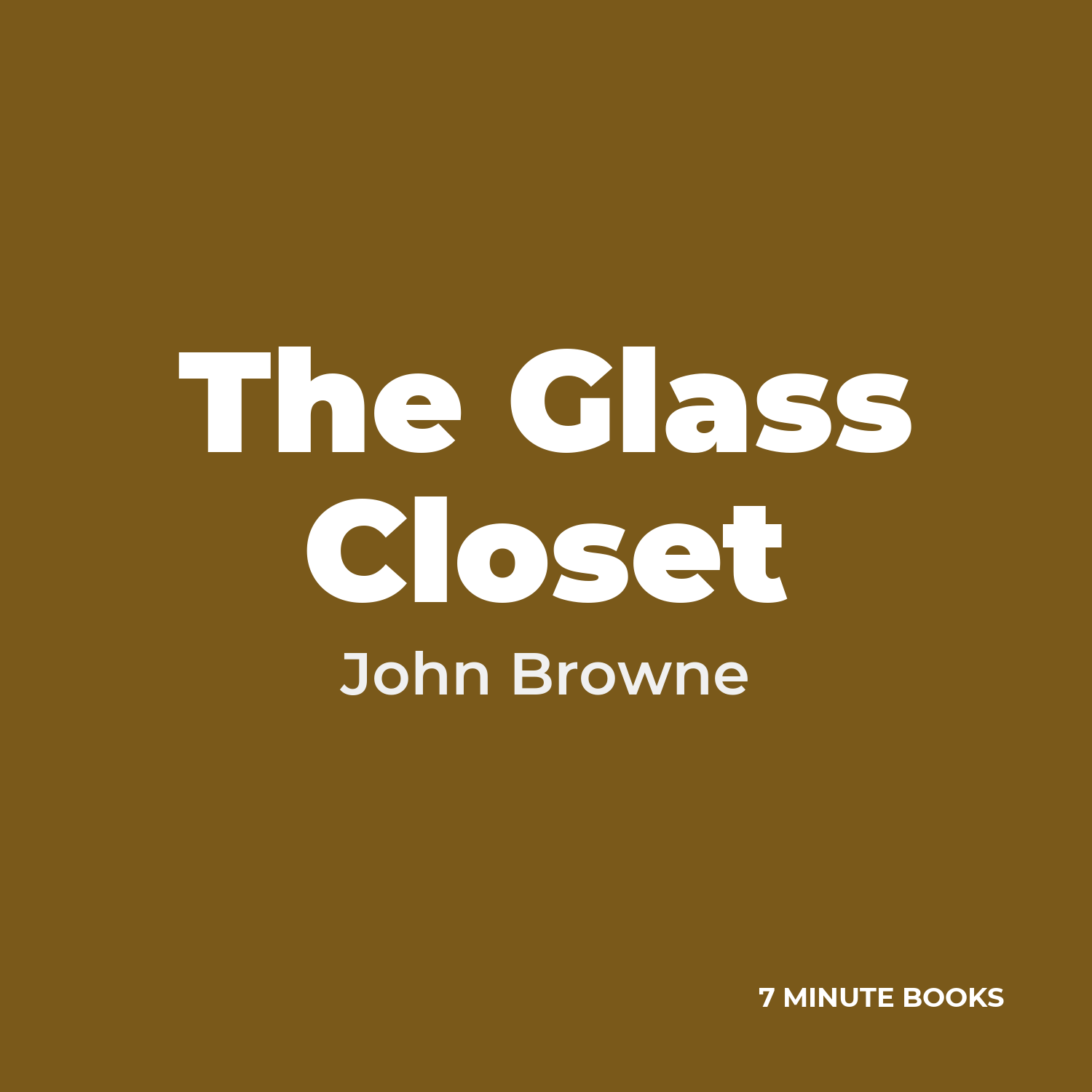 The Glass Closet cover
