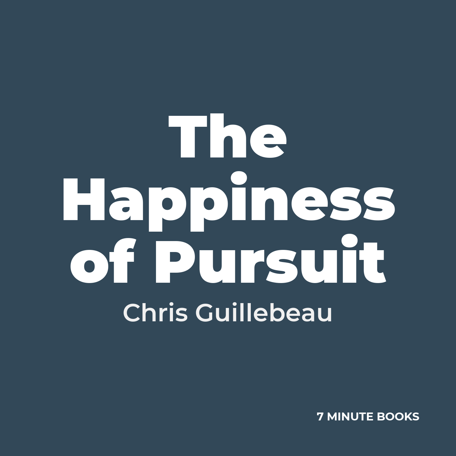 The Happiness of Pursuit cover