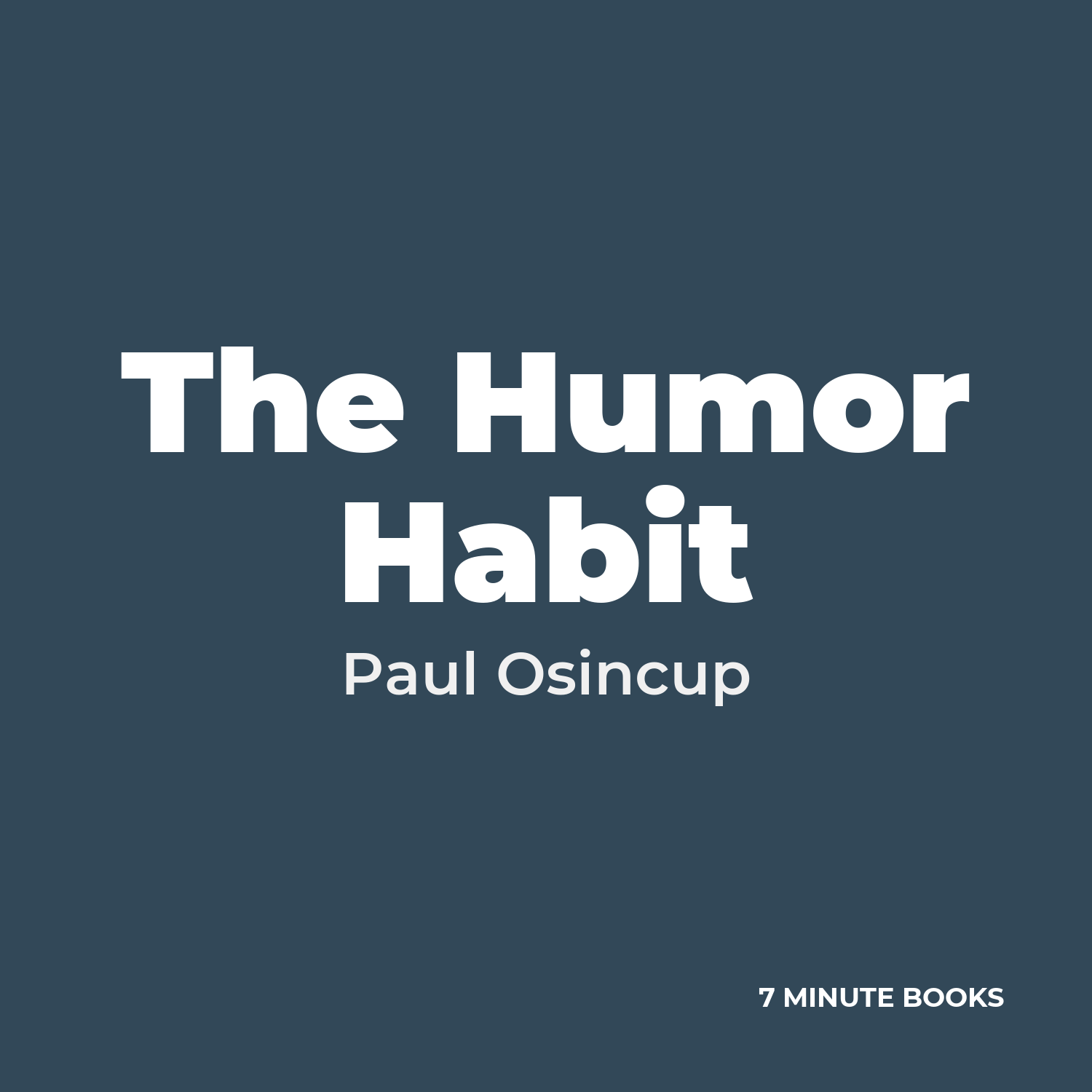 The Humor Habit cover