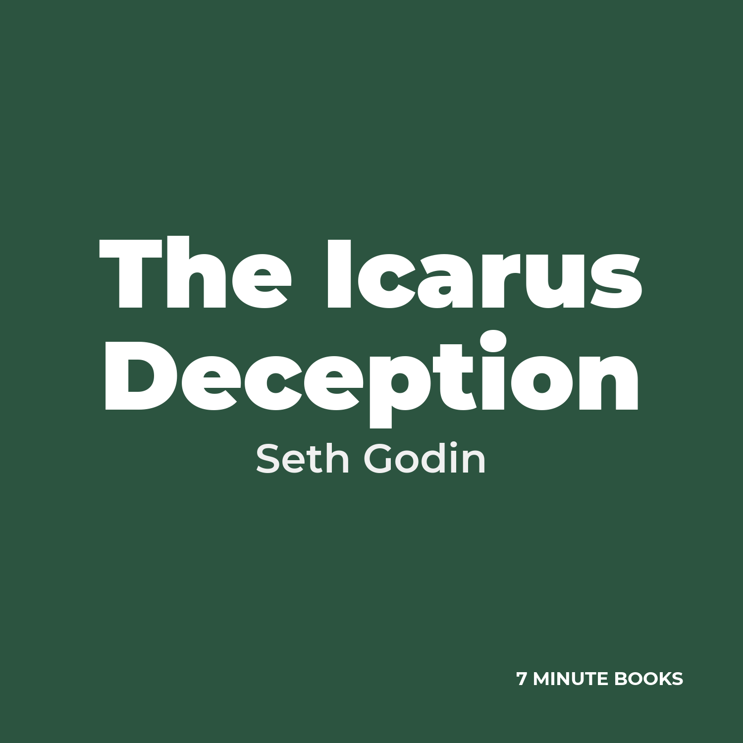 The Icarus Deception cover