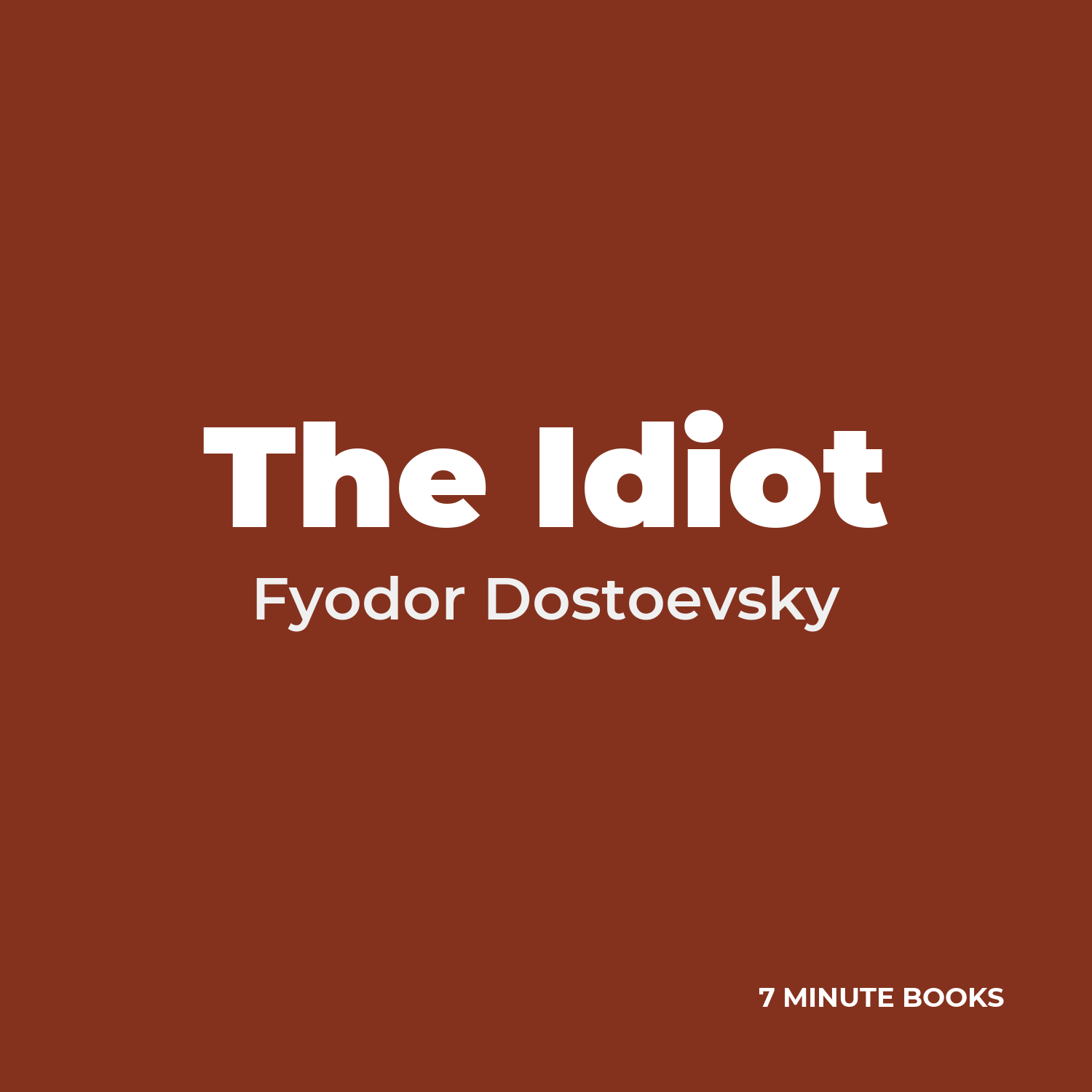 The Idiot cover