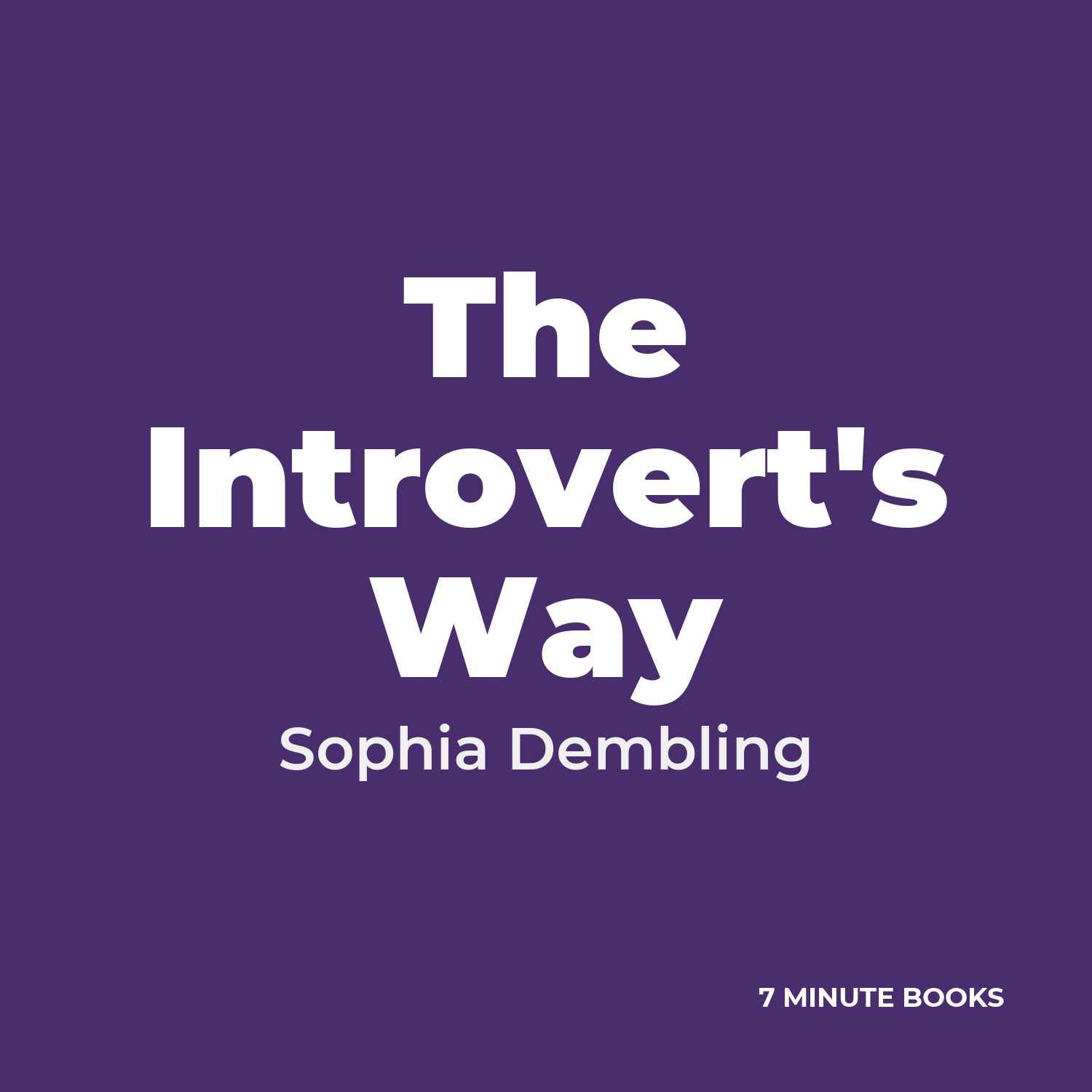 The Introvert's Way cover