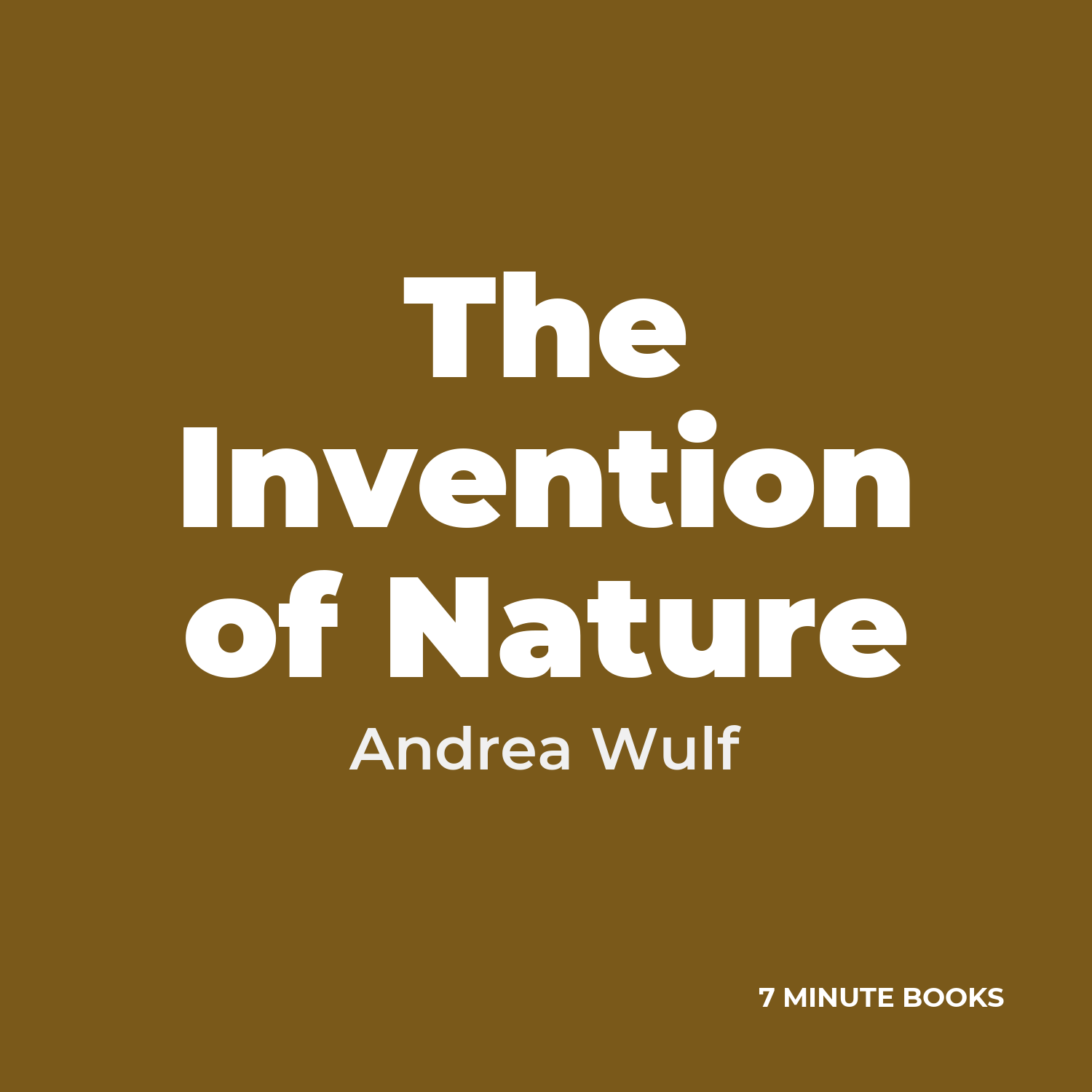 The Invention of Nature cover