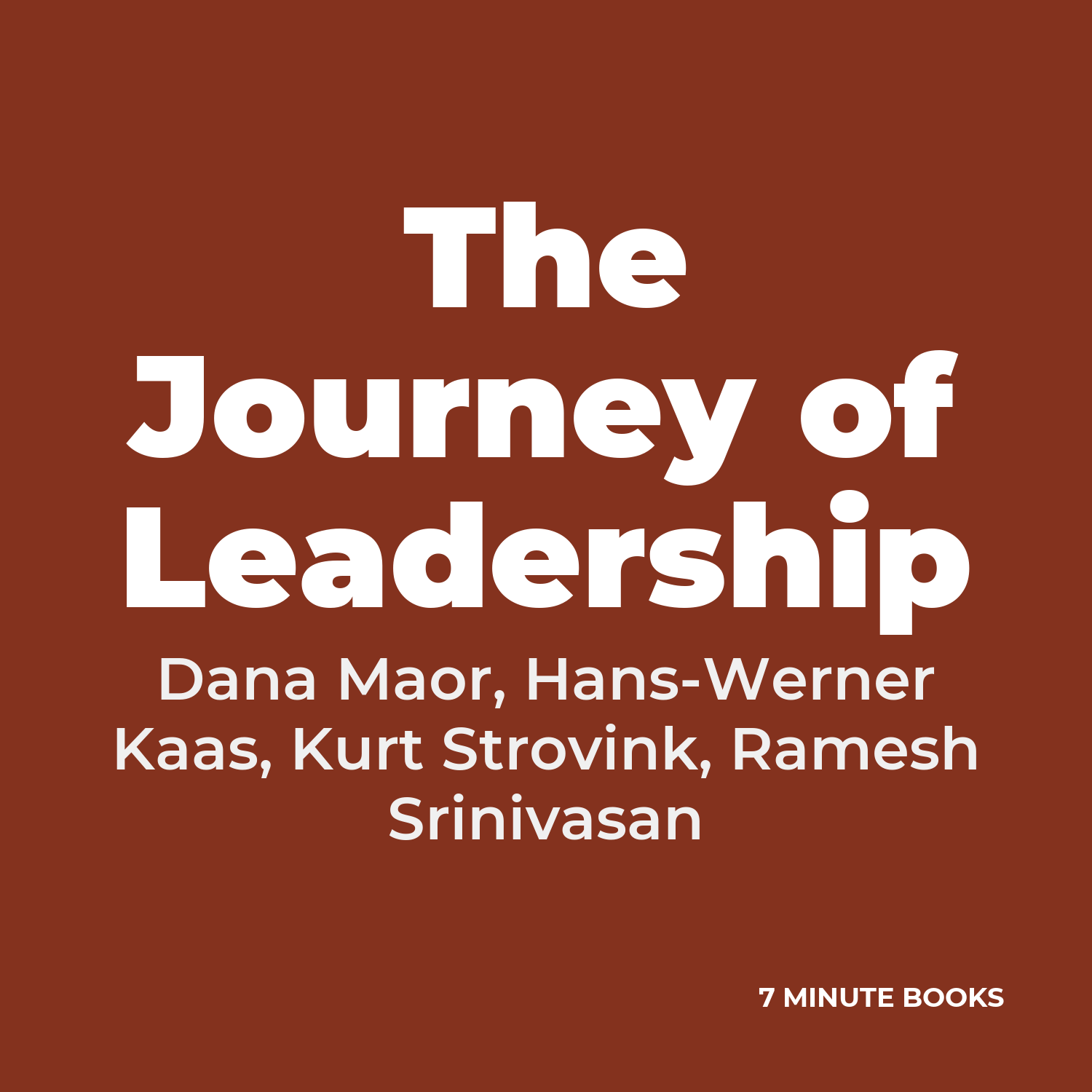 The Journey of Leadership cover