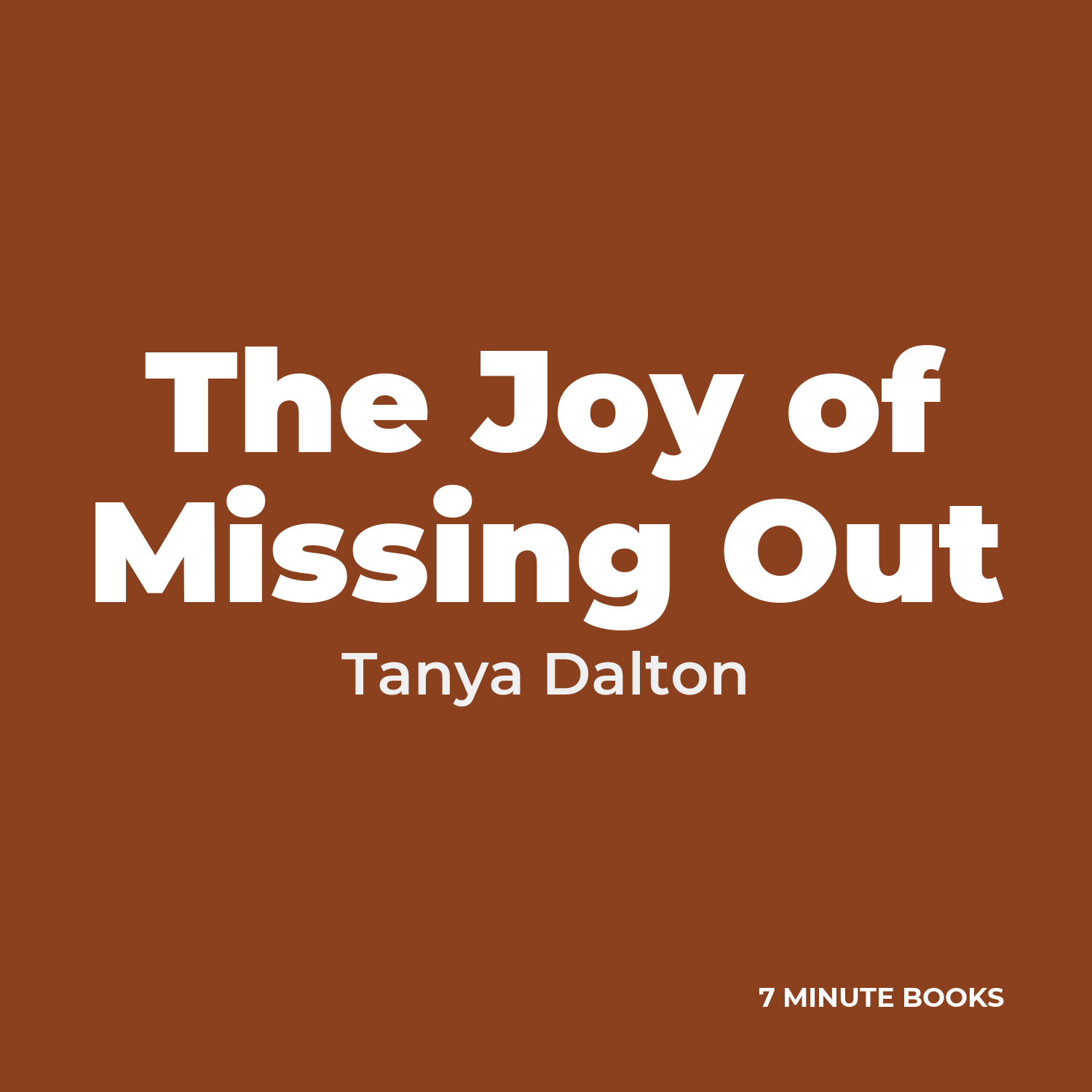 The Joy of Missing Out cover