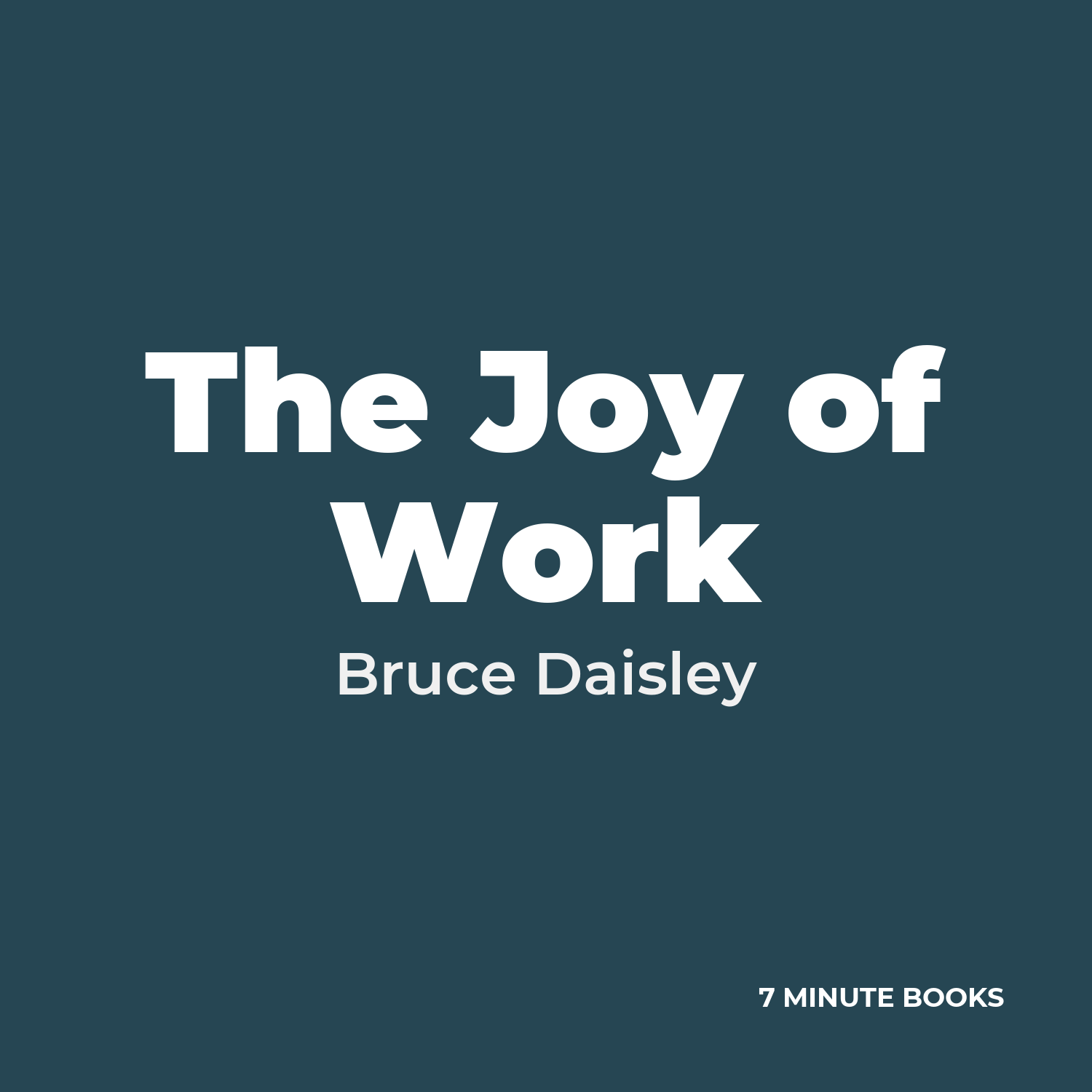 The Joy of Work cover
