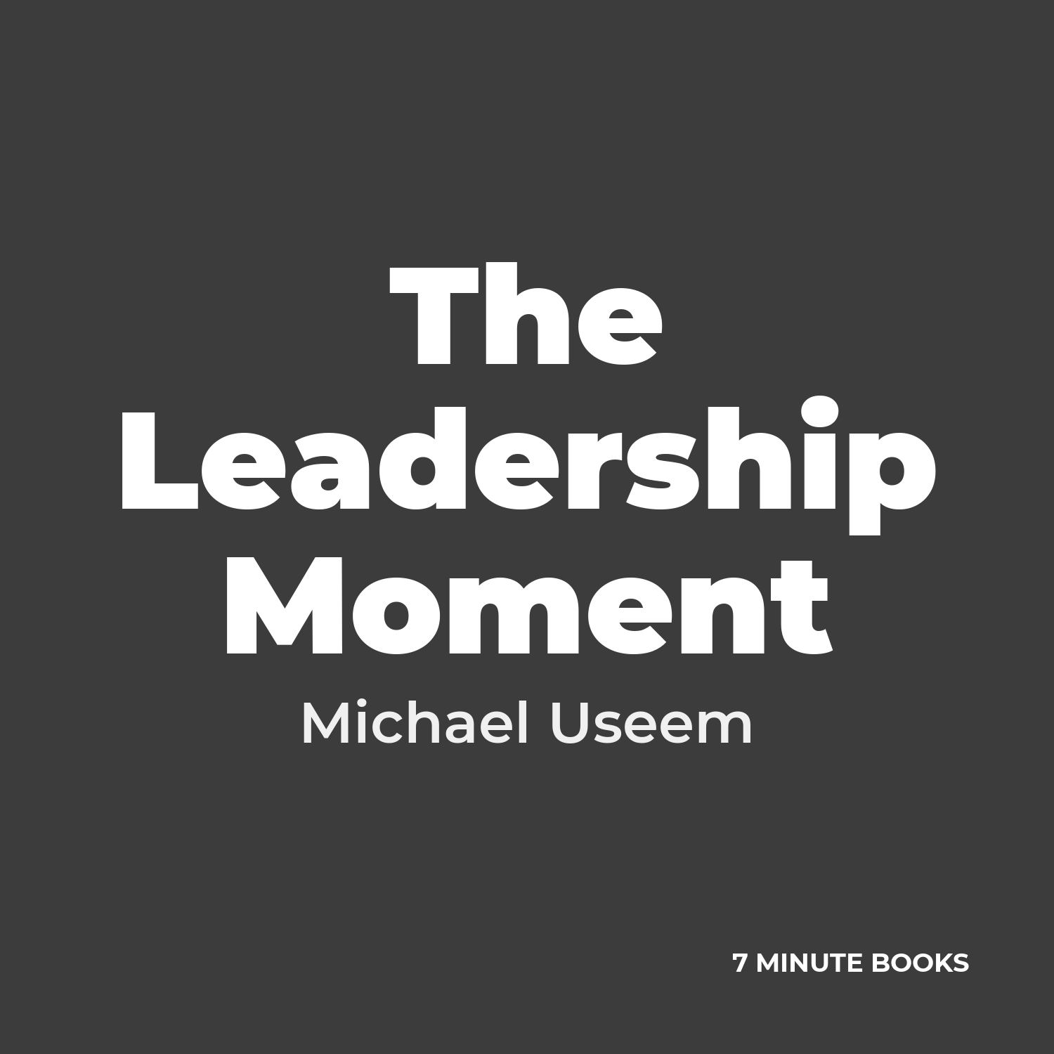 The Leadership Moment cover