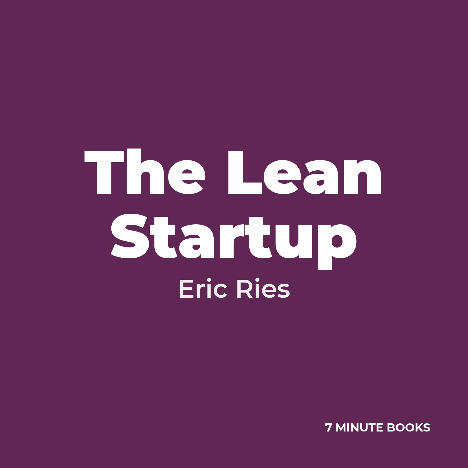 The Lean Startup cover