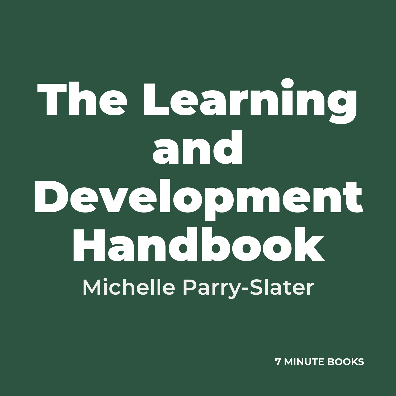 The Learning and Development Handbook cover