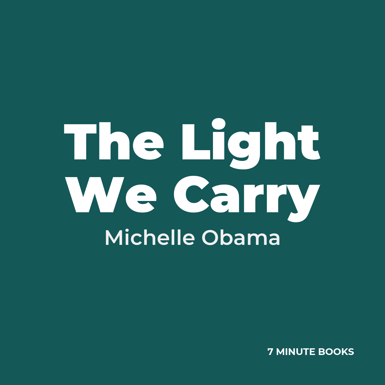 The Light We Carry cover