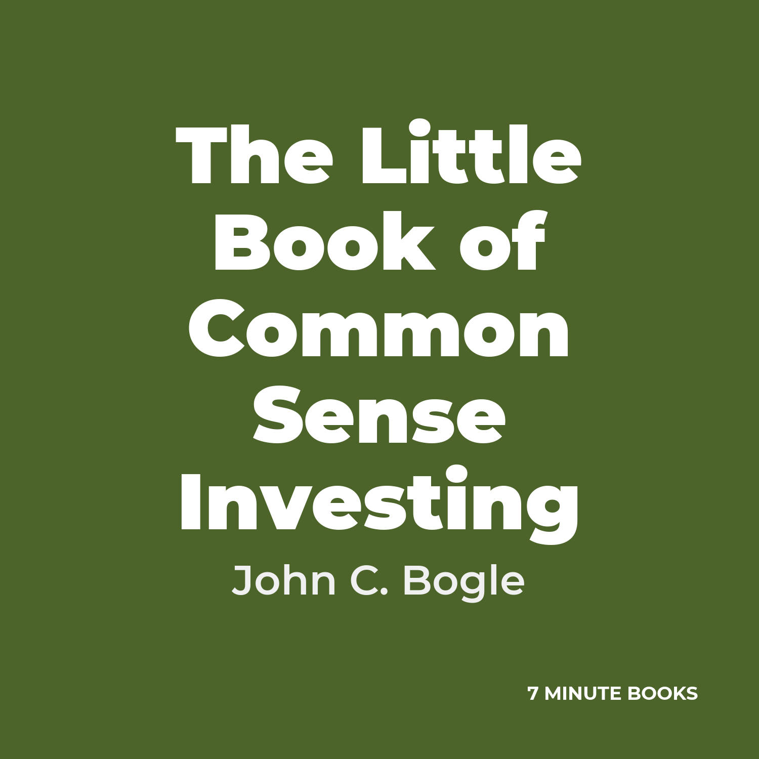 The Little Book of Common Sense Investing cover