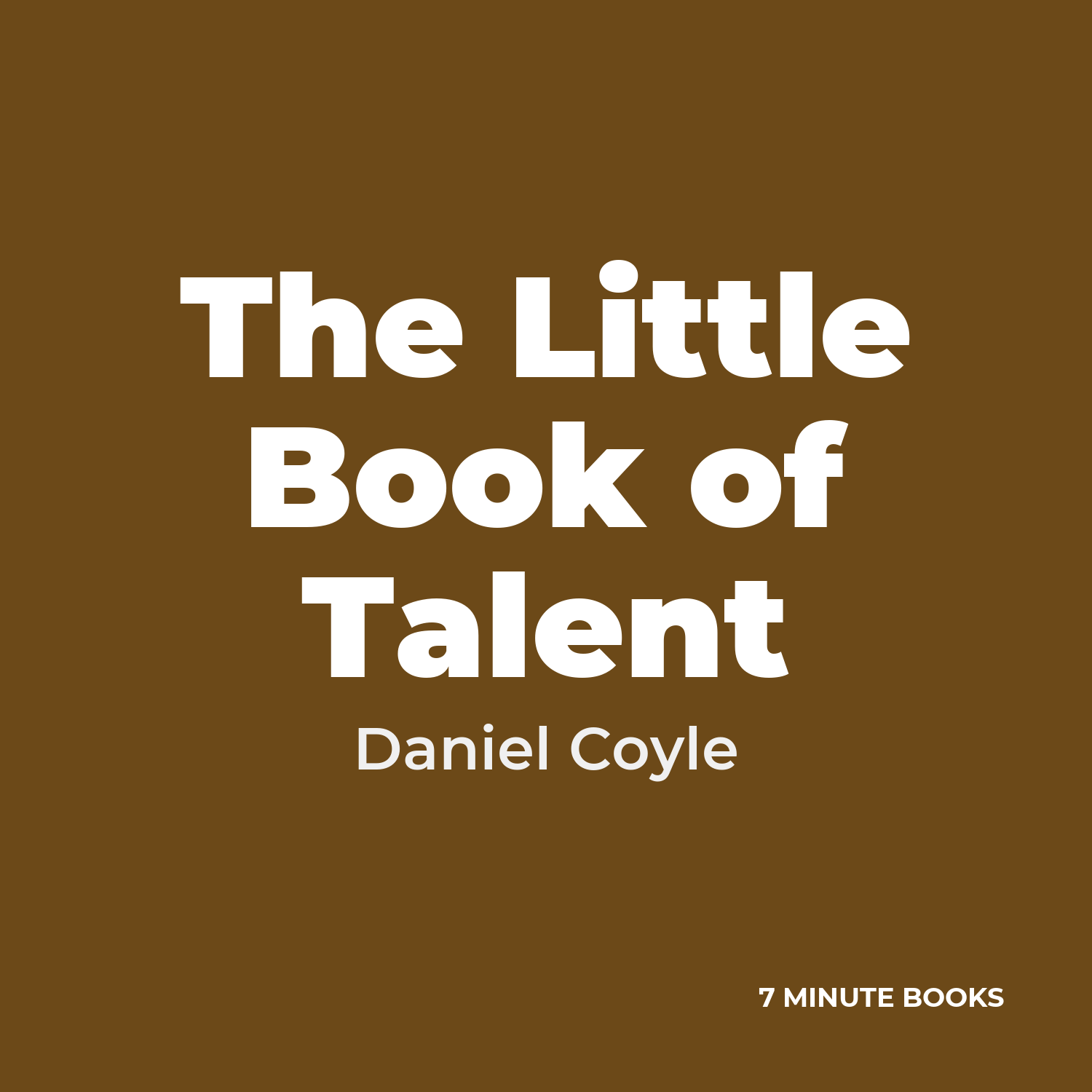 The Little Book of Talent cover