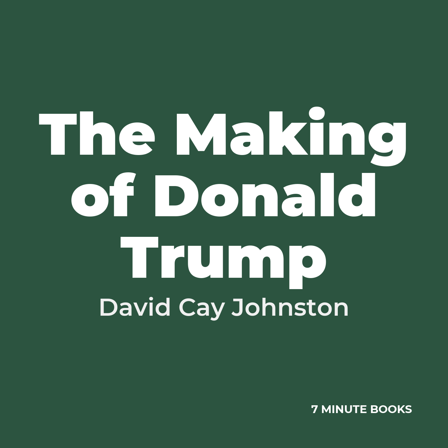 The Making of Donald Trump cover
