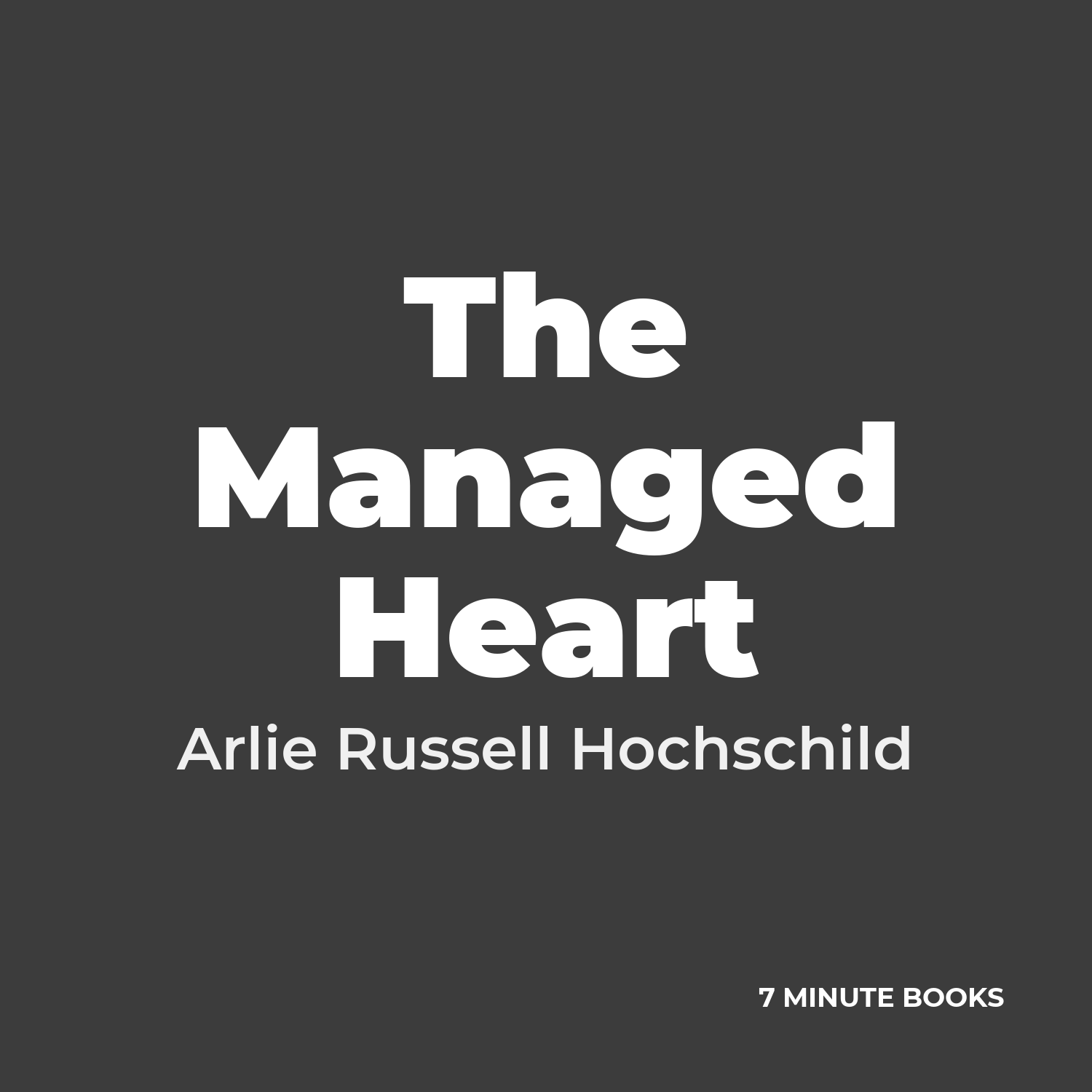 The Managed Heart cover