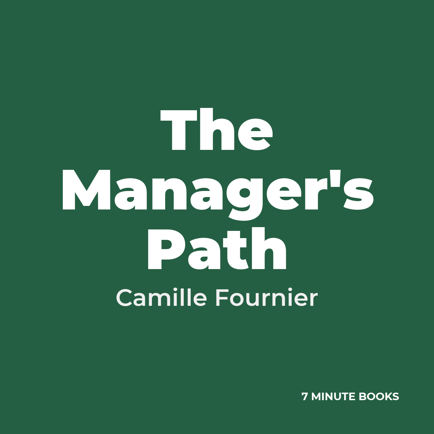 The Manager's Path cover