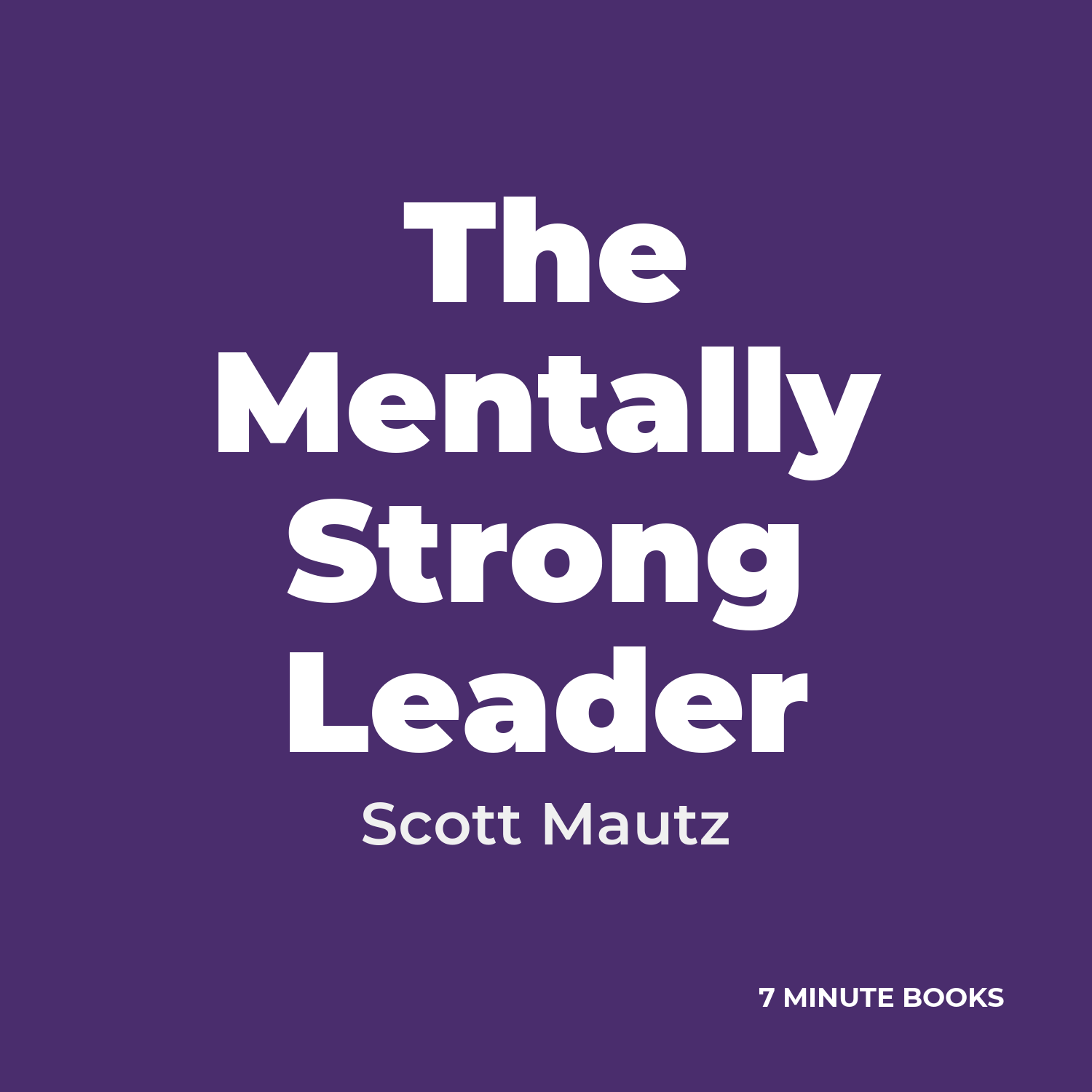 The Mentally Strong Leader cover