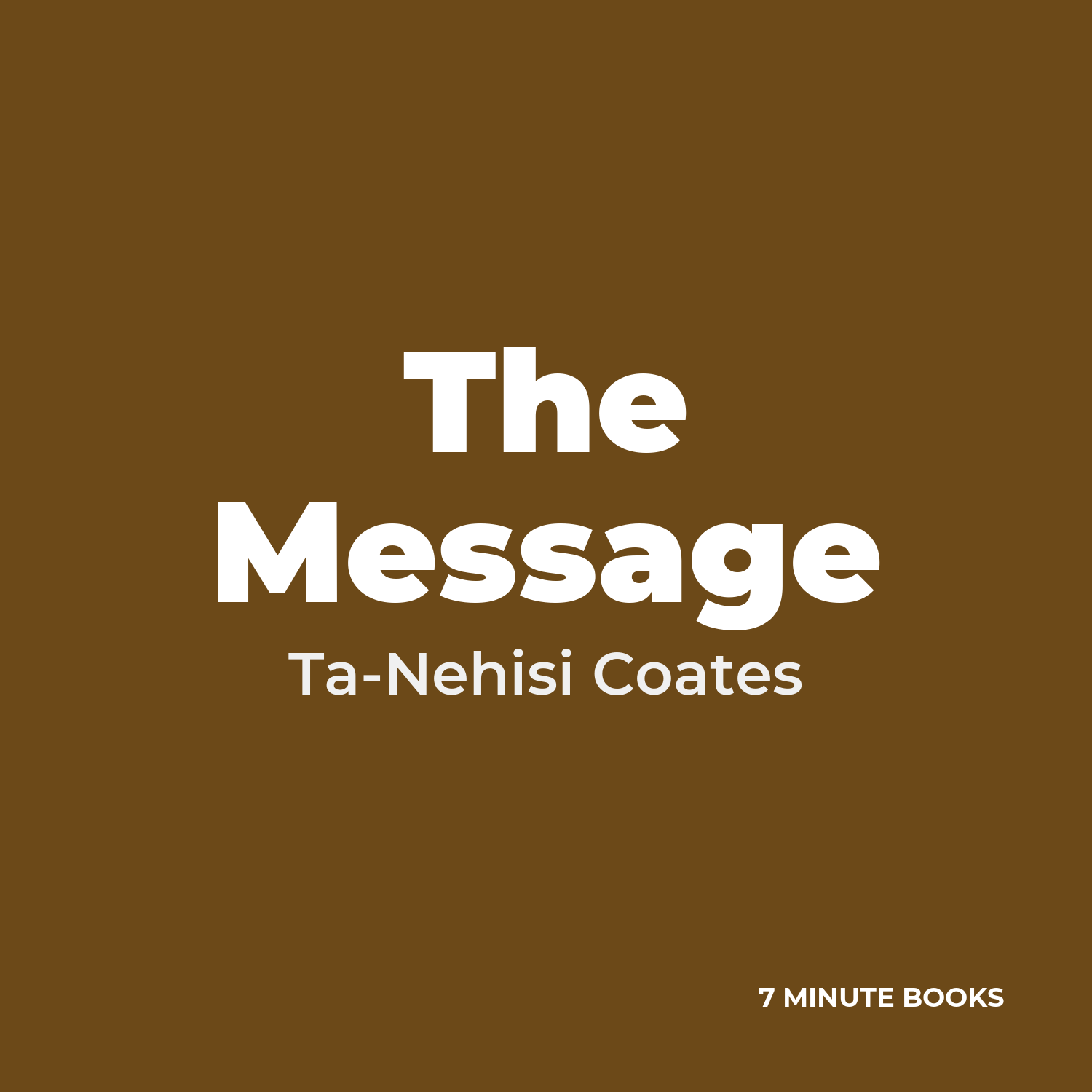 The Message cover