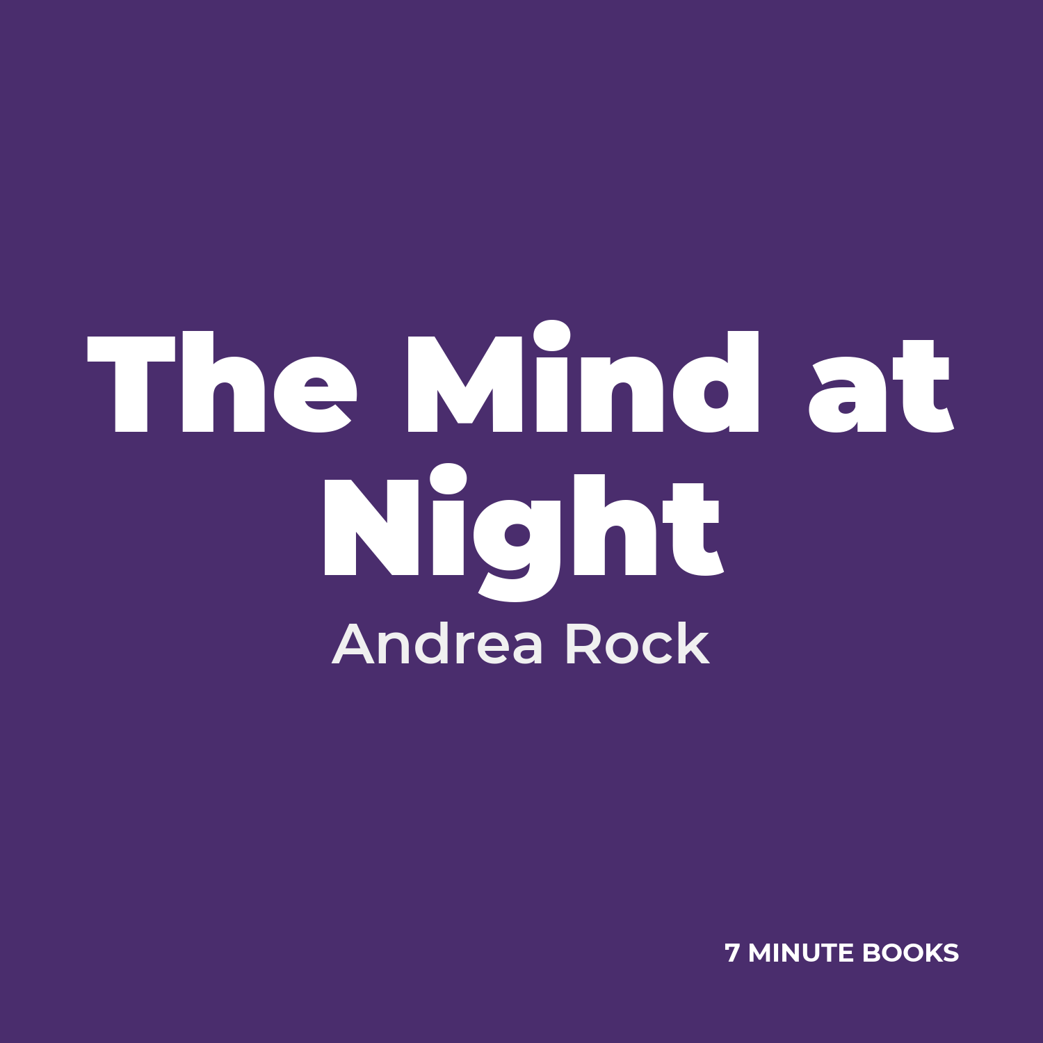The Mind at Night cover