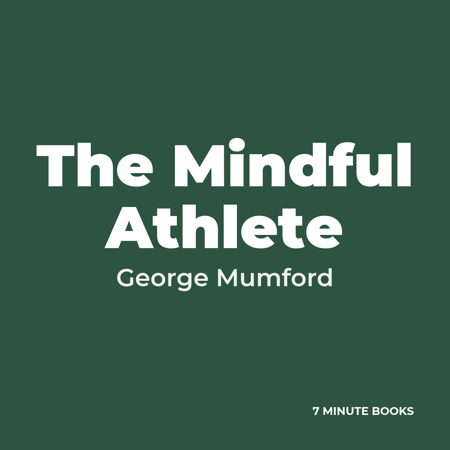 The Mindful Athlete cover