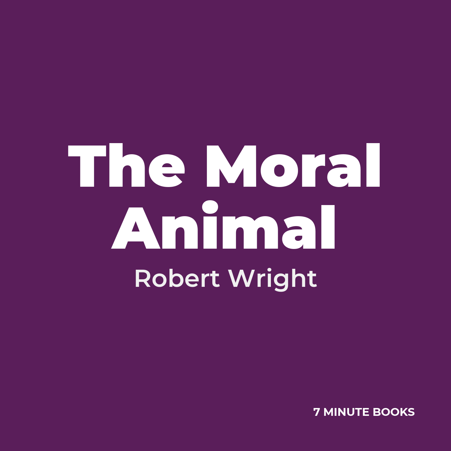 The Moral Animal cover