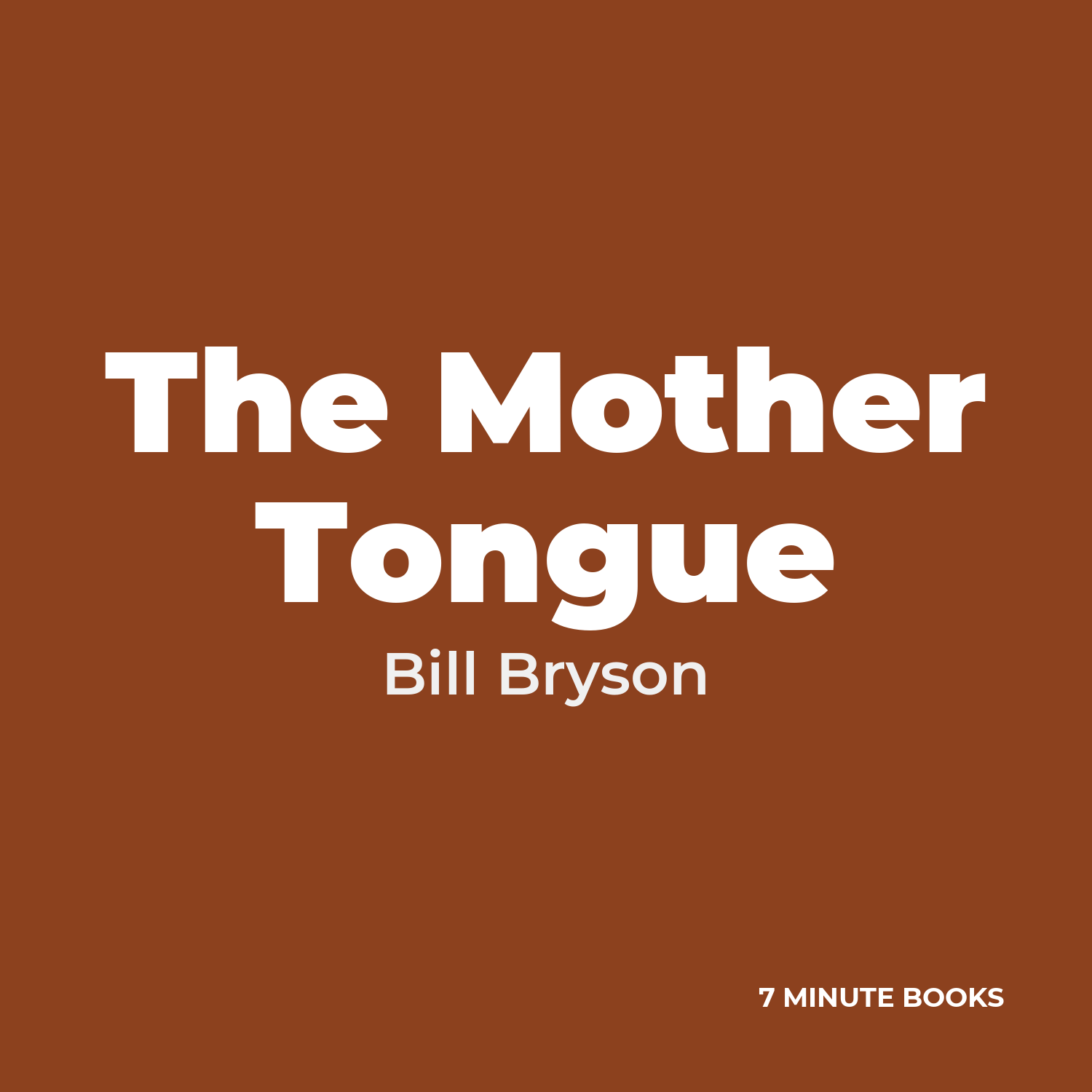 The Mother Tongue cover