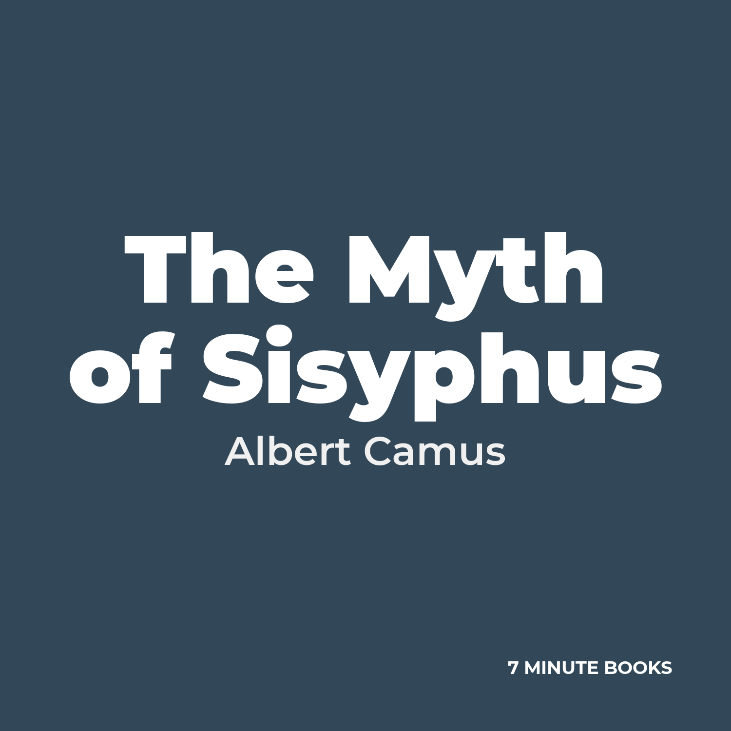 The Myth of Sisyphus cover