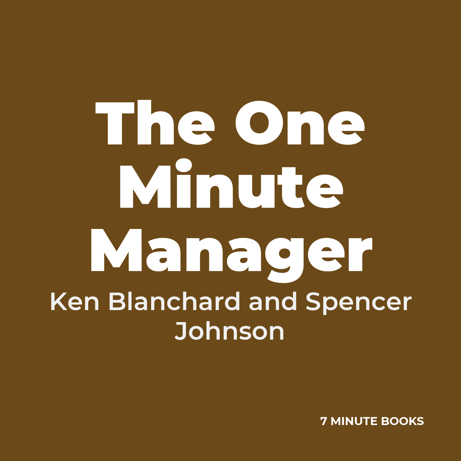 The One Minute Manager cover