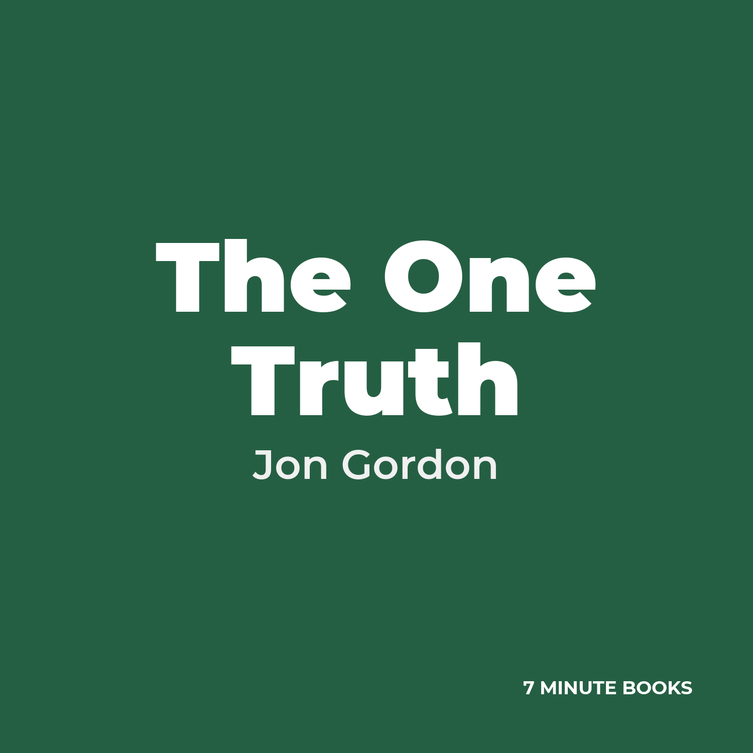 The One Truth cover