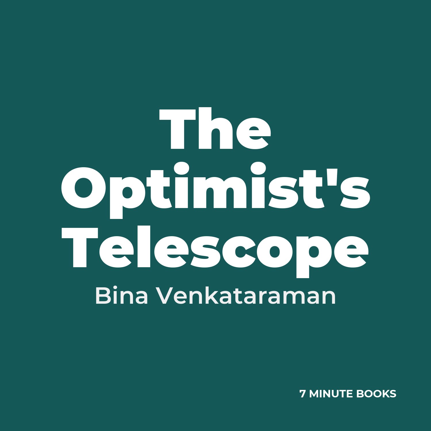 The Optimist's Telescope cover