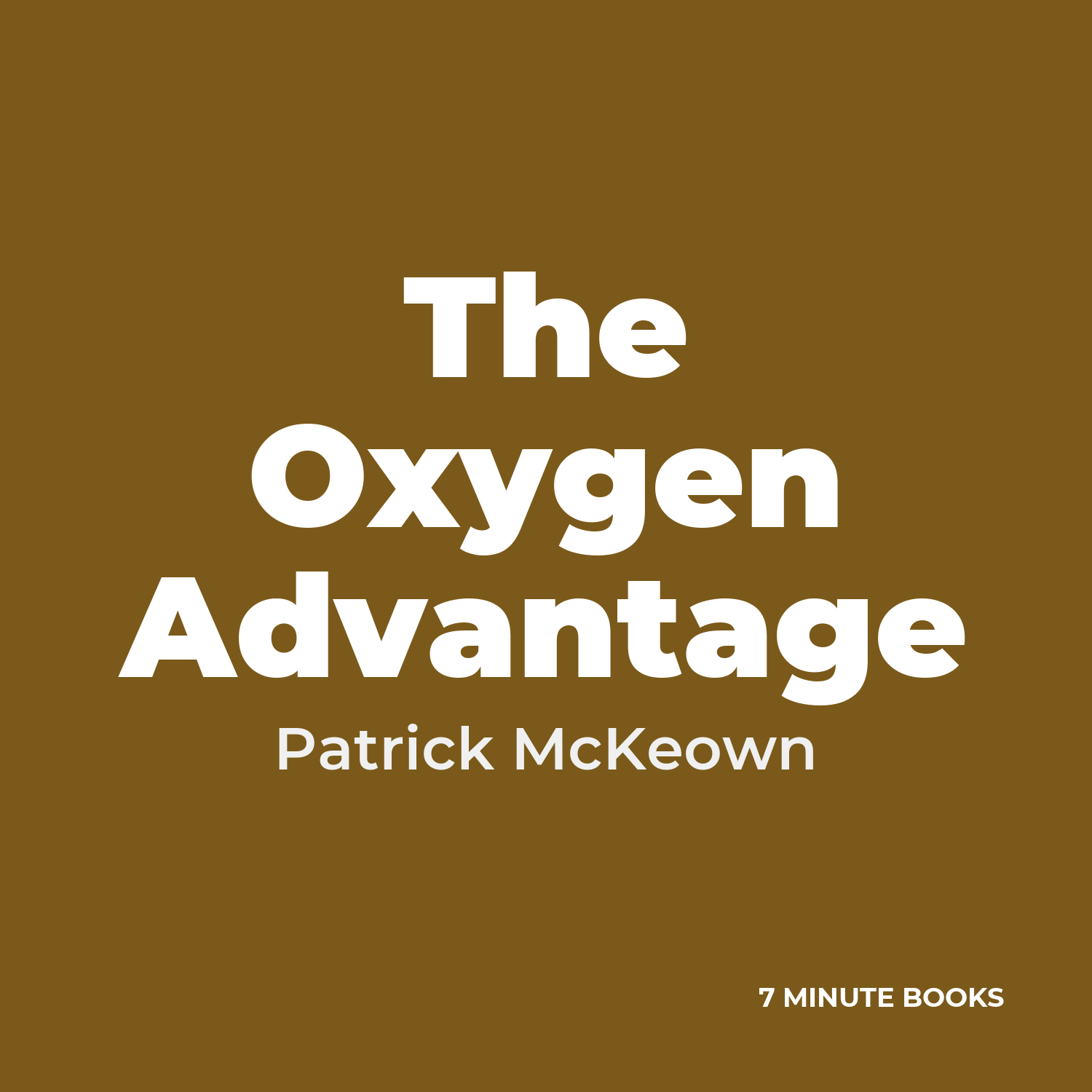 The Oxygen Advantage cover