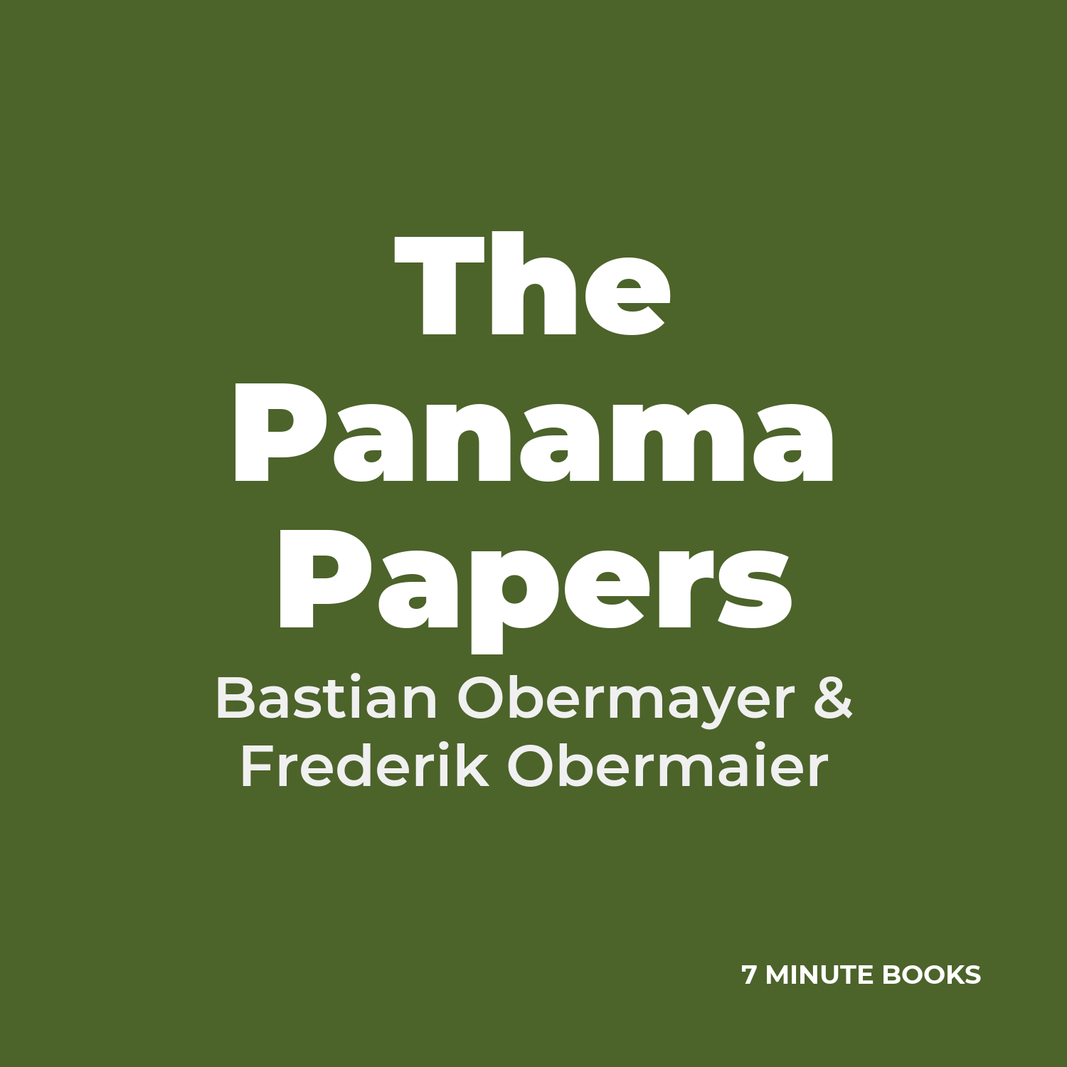 The Panama Papers cover