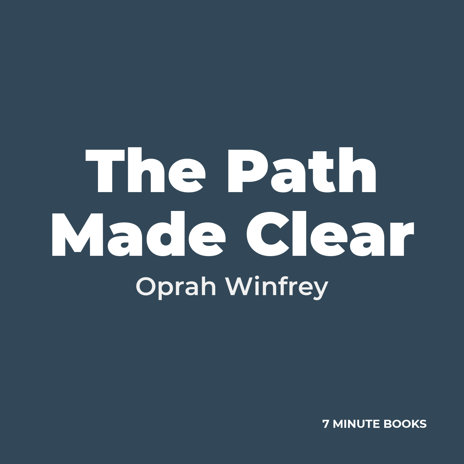 The Path Made Clear cover