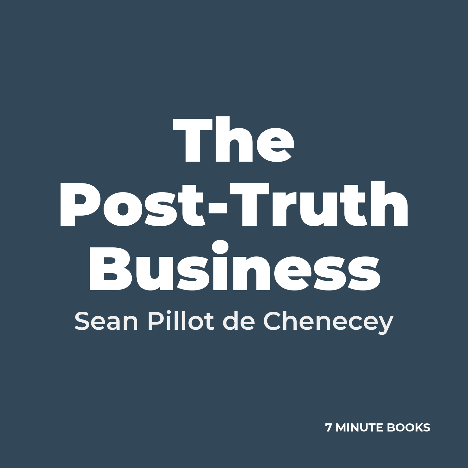 The Post-Truth Business cover