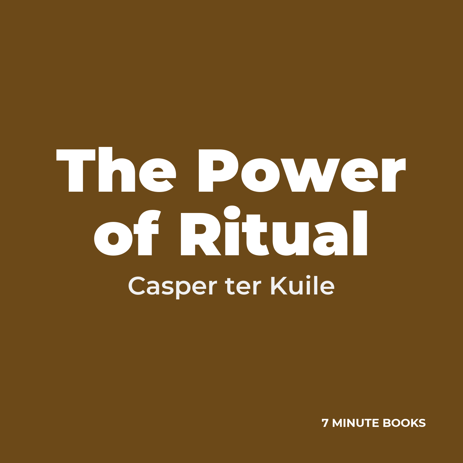 The Power of Ritual — by Casper ter Kuile
