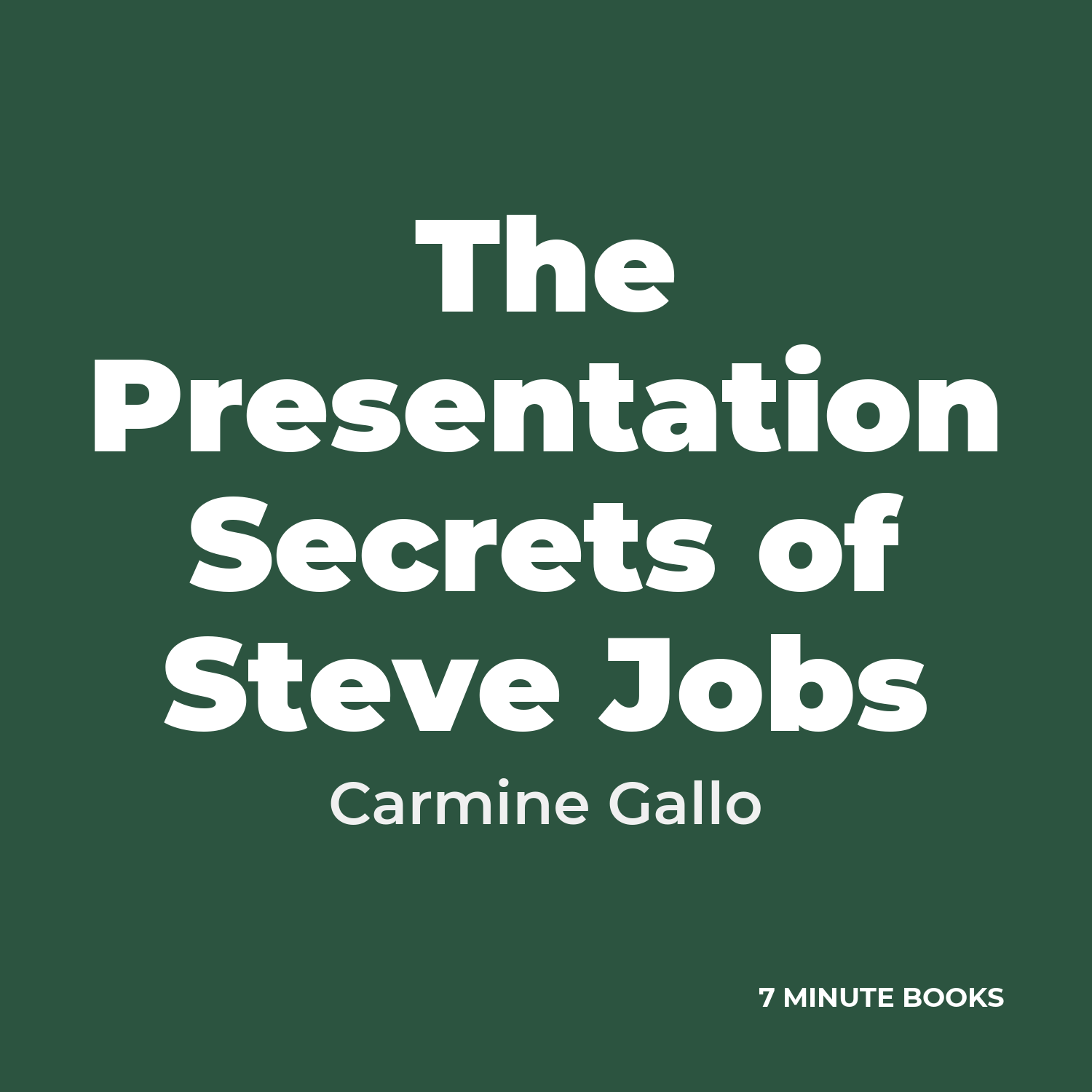 The Presentation Secrets of Steve Jobs cover