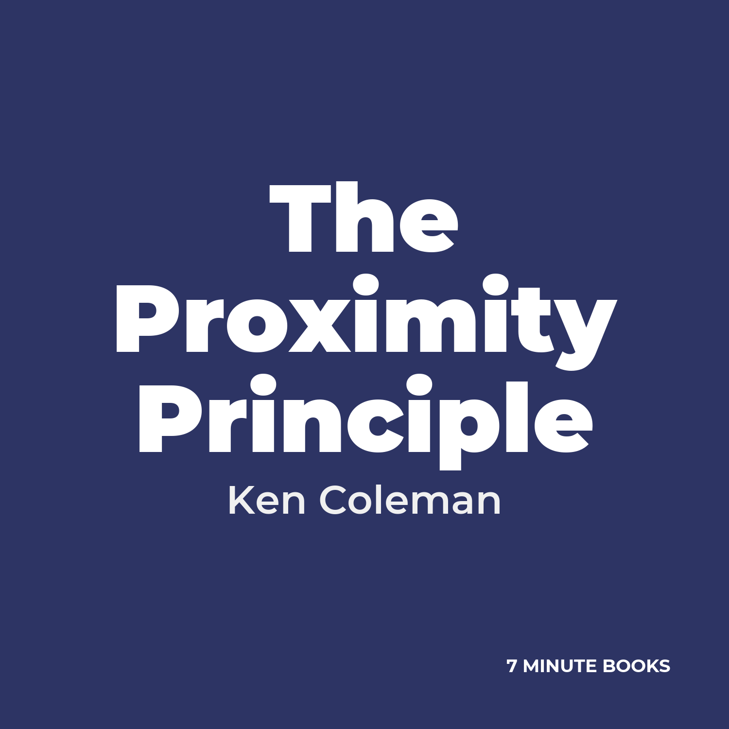 The Proximity Principle cover
