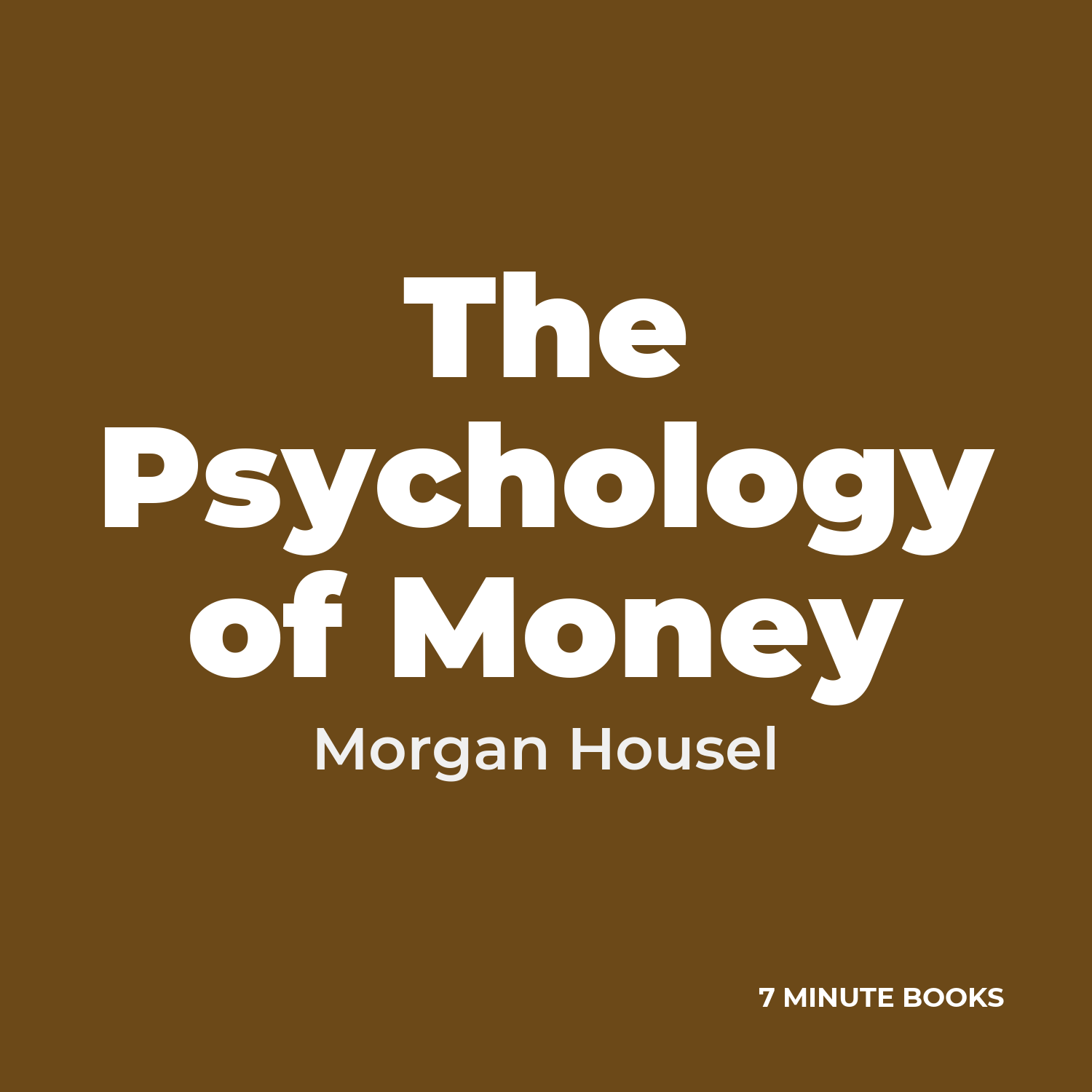 The Psychology of Money cover