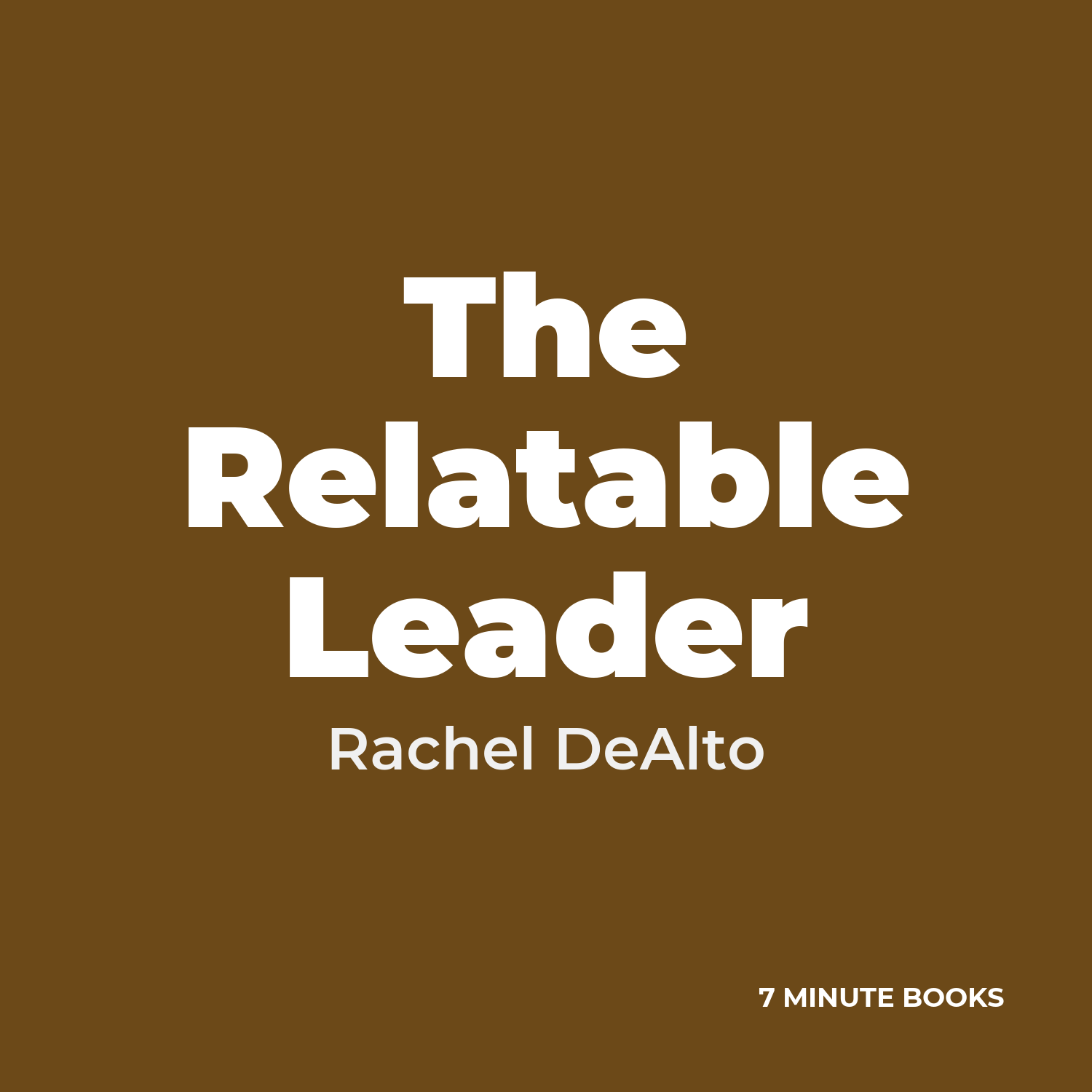 The Relatable Leader cover