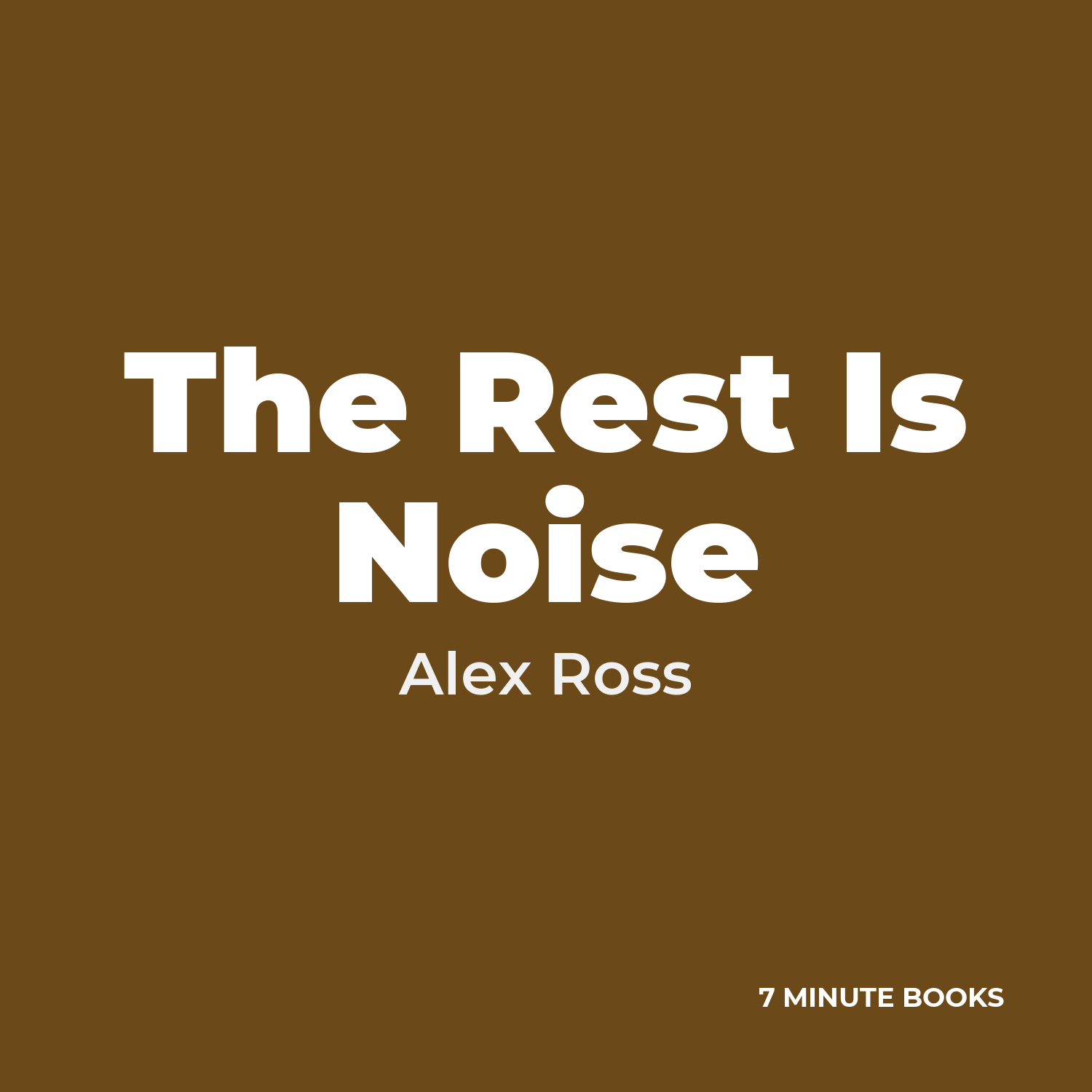 The Rest Is Noise cover
