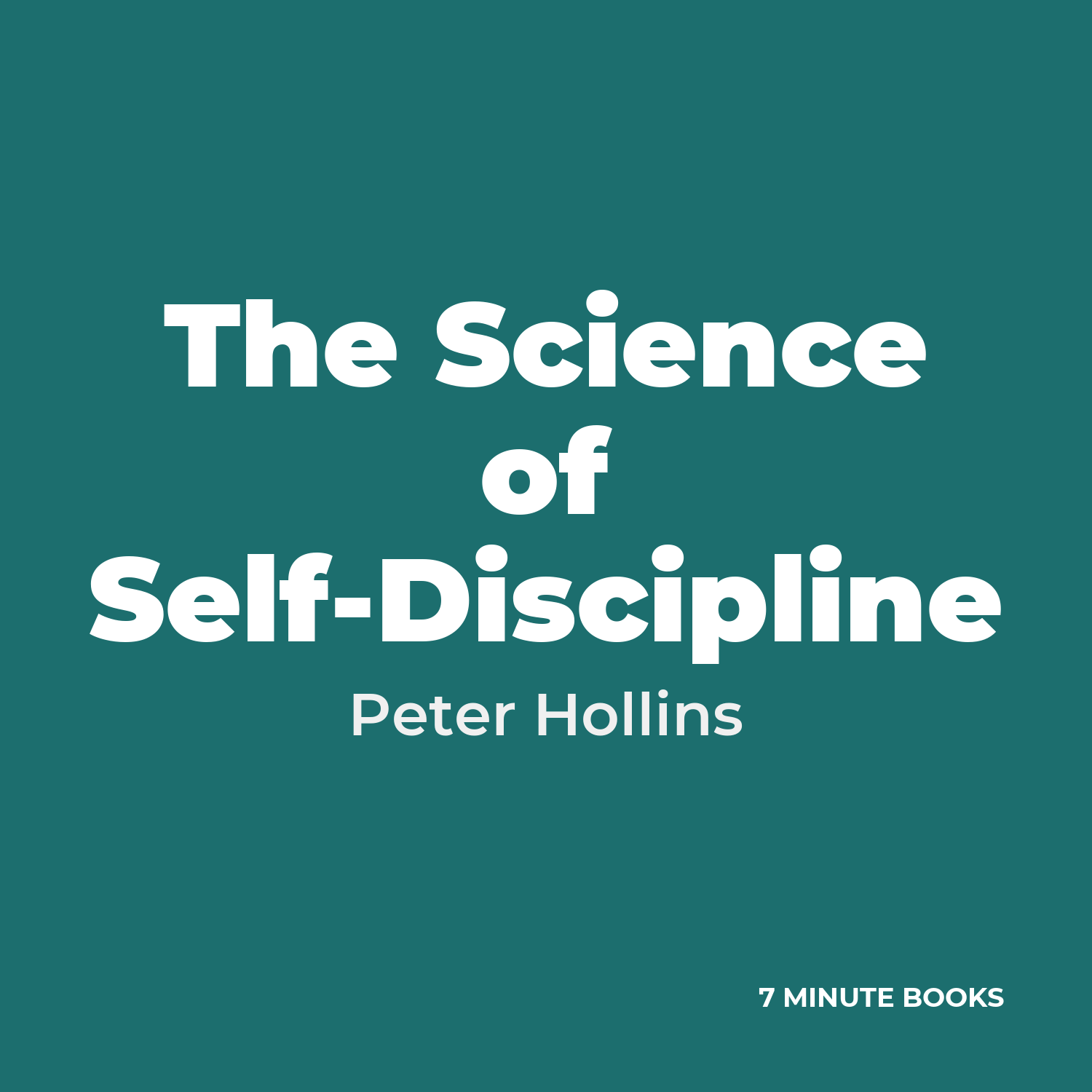 The Science of Self-Discipline cover