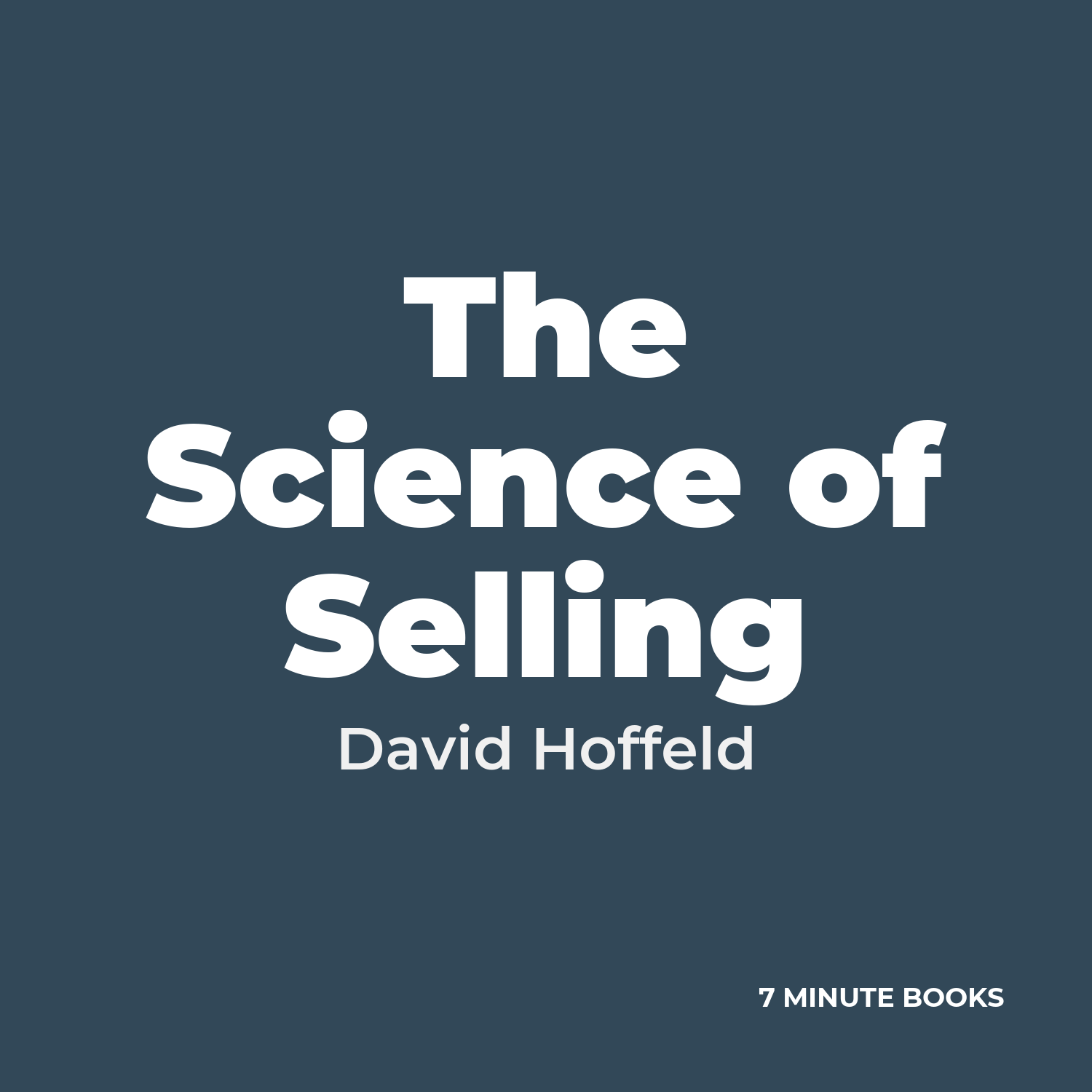 The Science of Selling cover