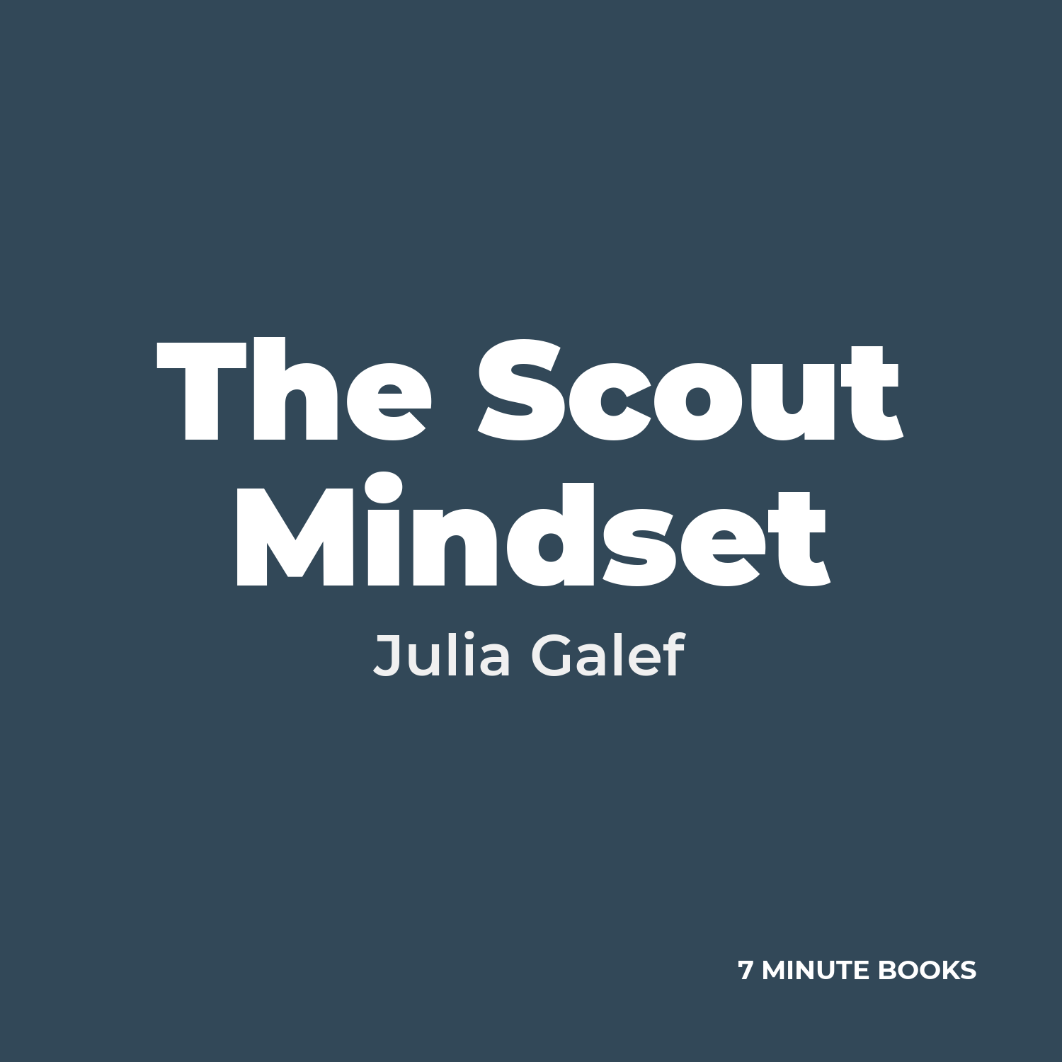 The Scout Mindset cover
