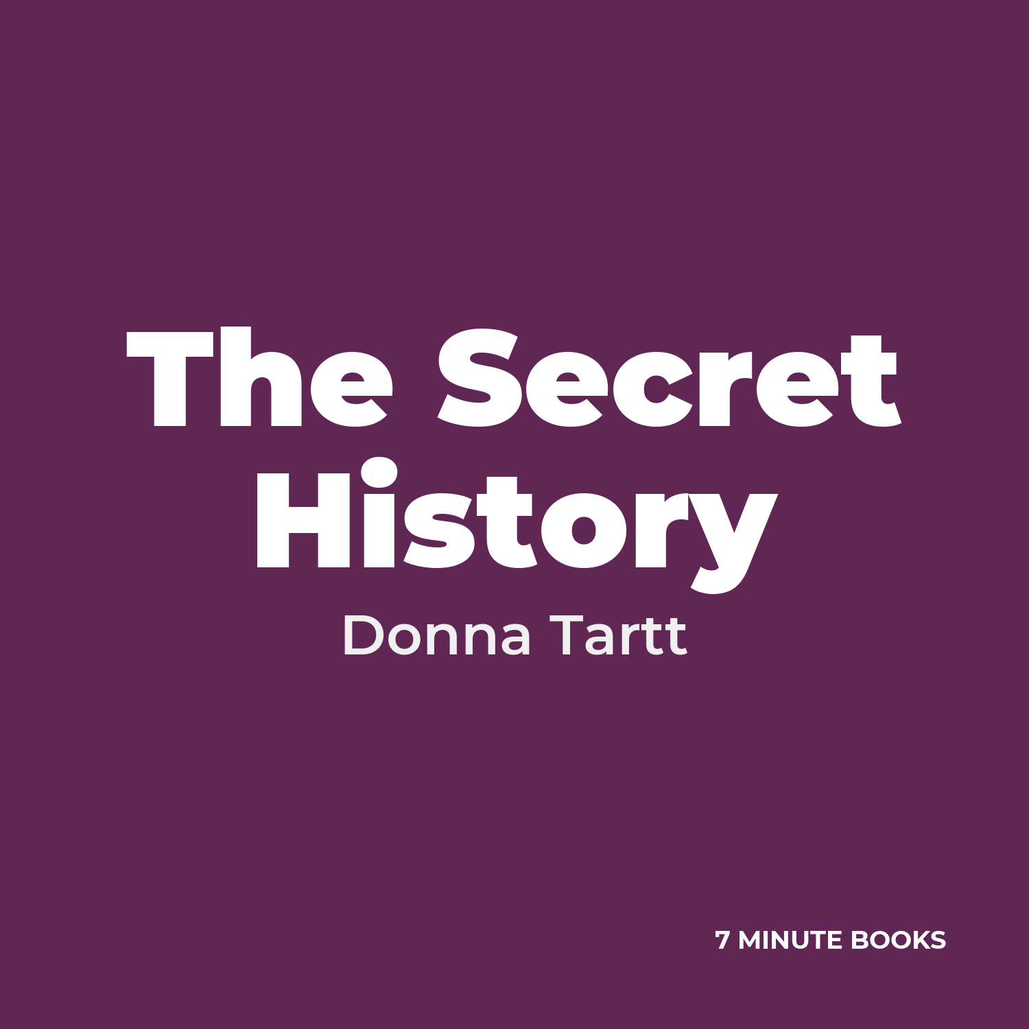 The Secret History cover