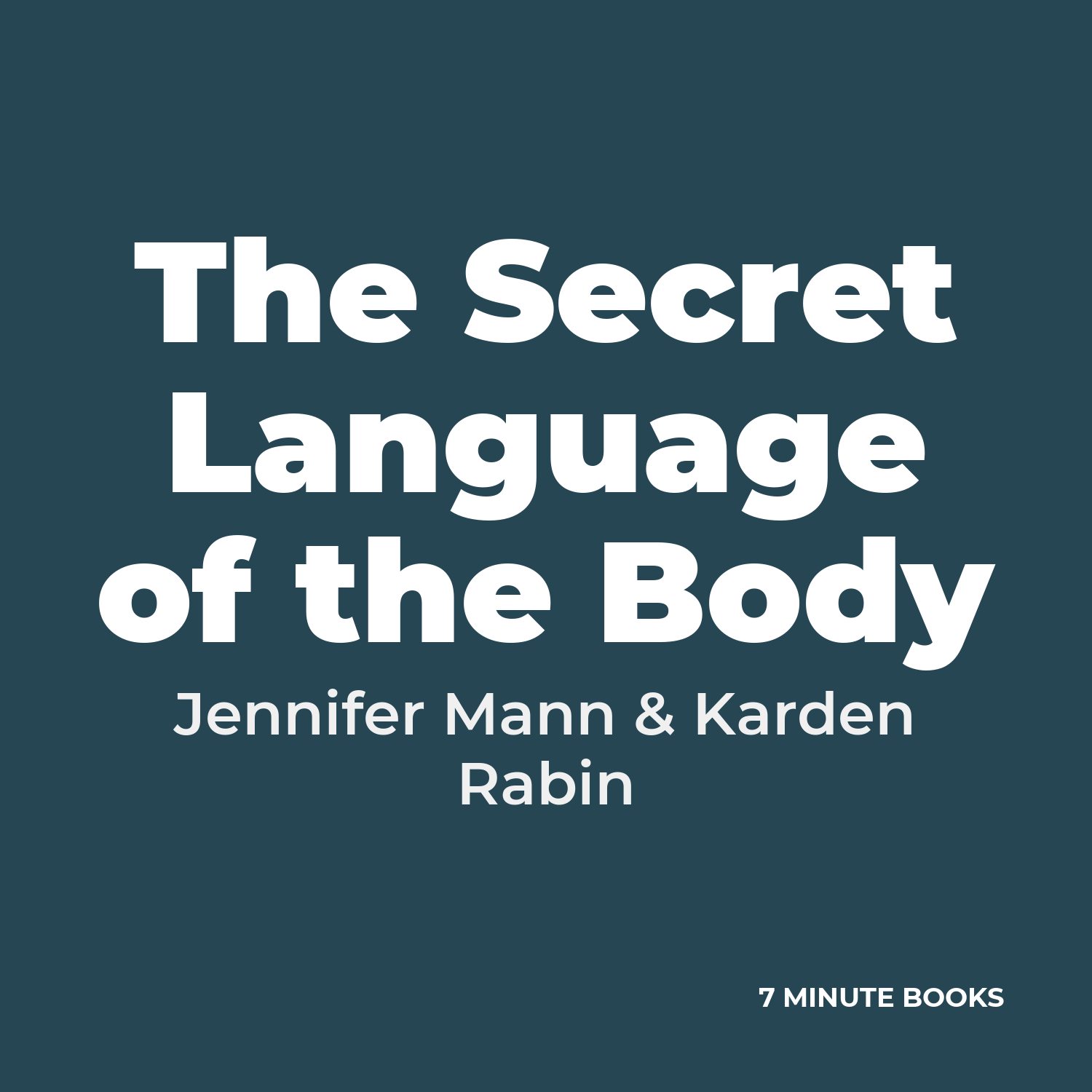 The Secret Language of the Body cover