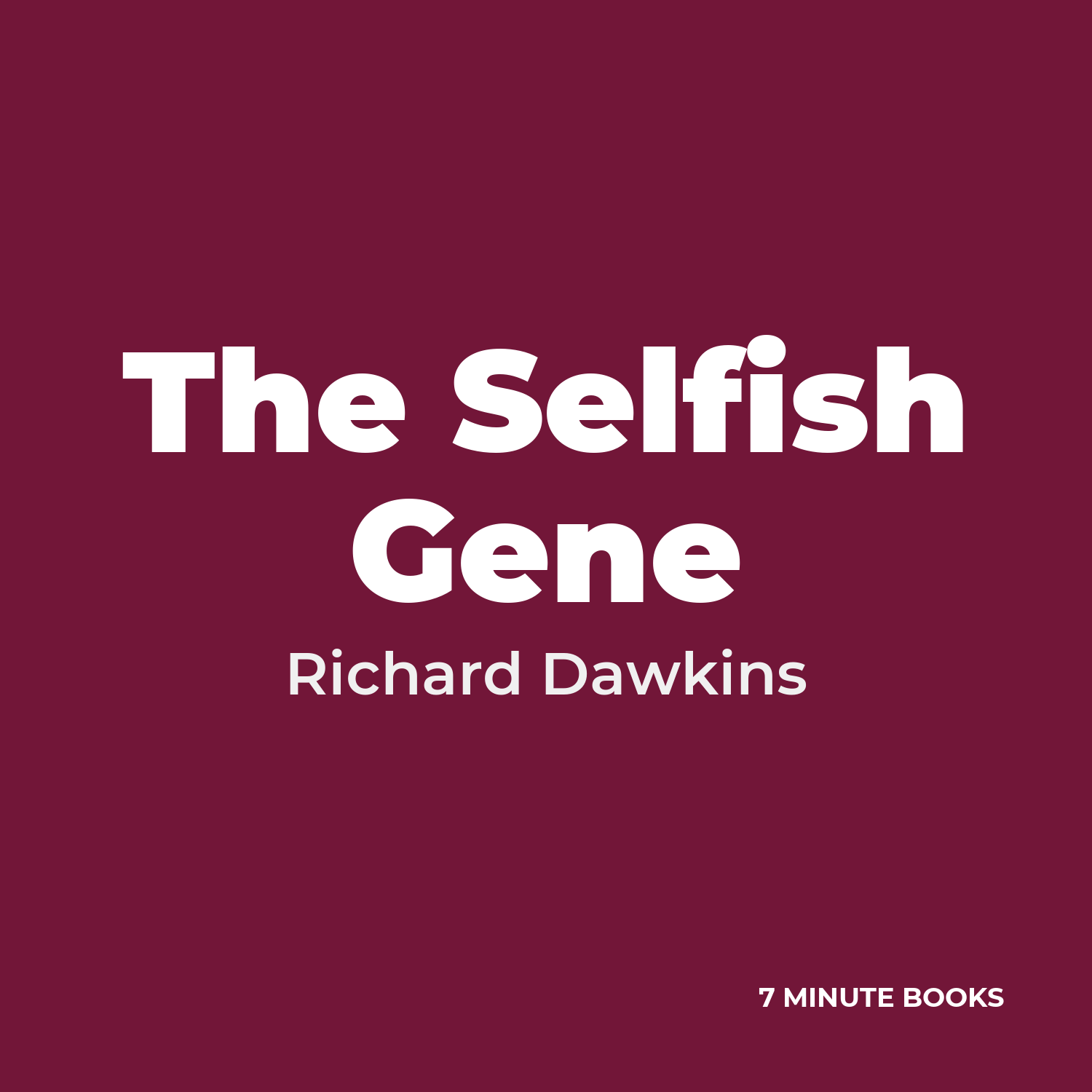 The Selfish Gene cover