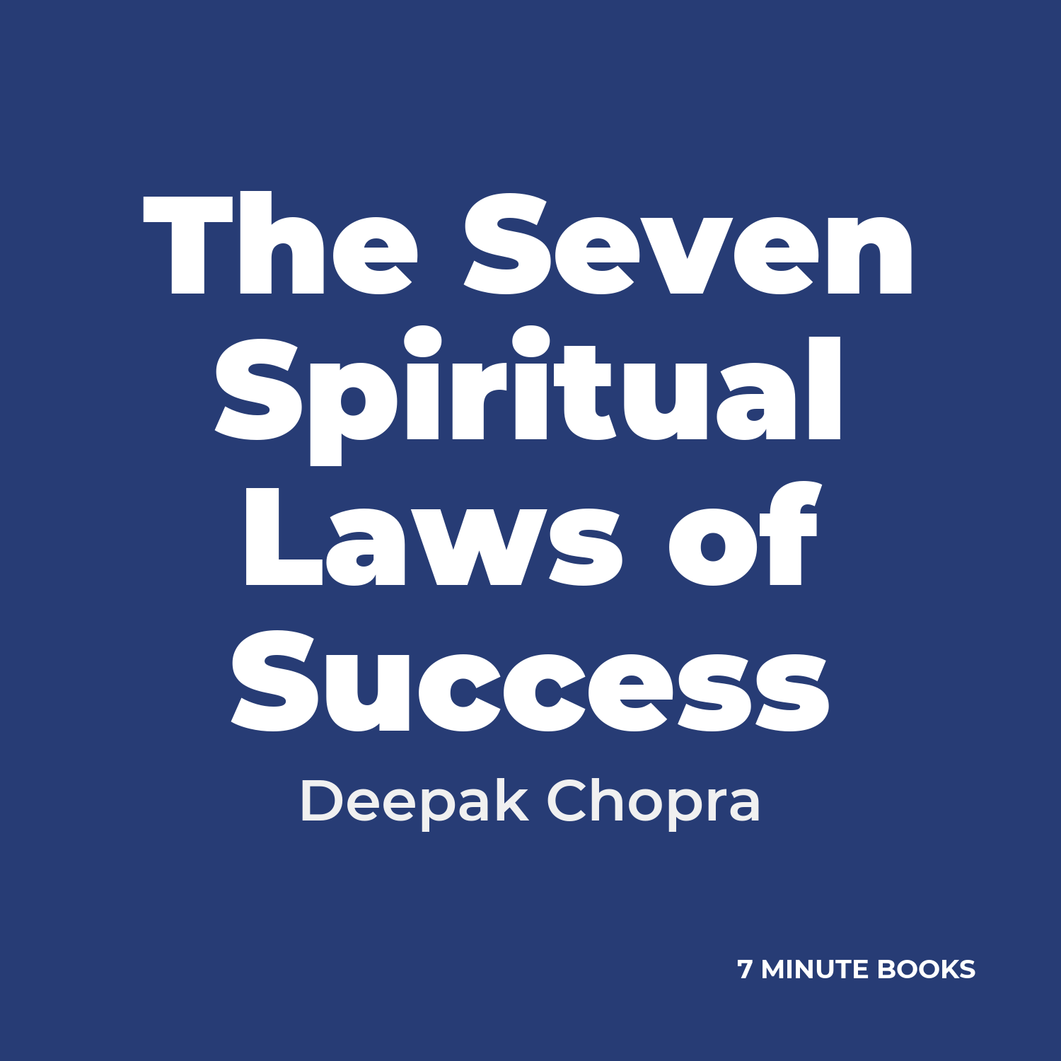 The Seven Spiritual Laws of Success cover