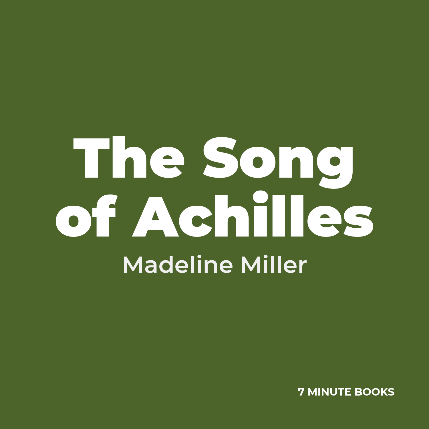 The Song of Achilles cover